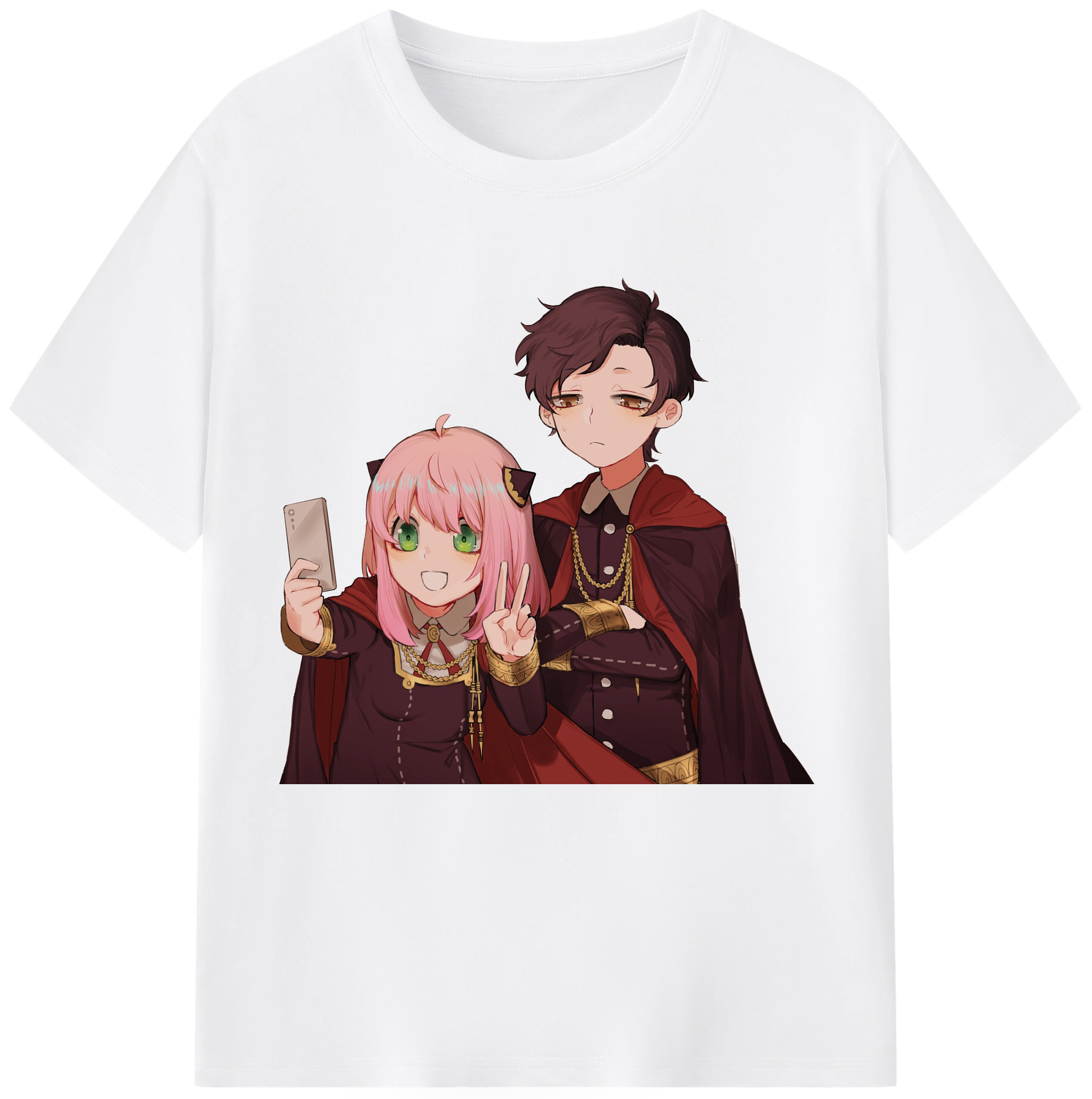 （画像用） SPY×FAMILY间谍家家酒 綿100％半袖Tシャツ（フロントプリント）