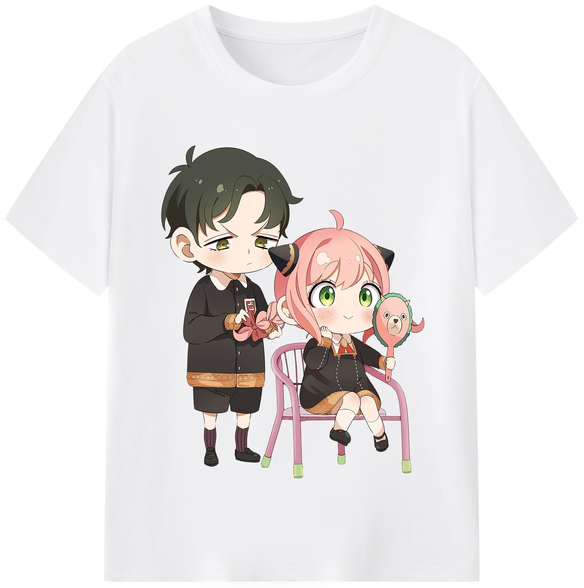 （画像用） SPY×FAMILY间谍家家酒 綿100％半袖Tシャツ（フロントプリント）