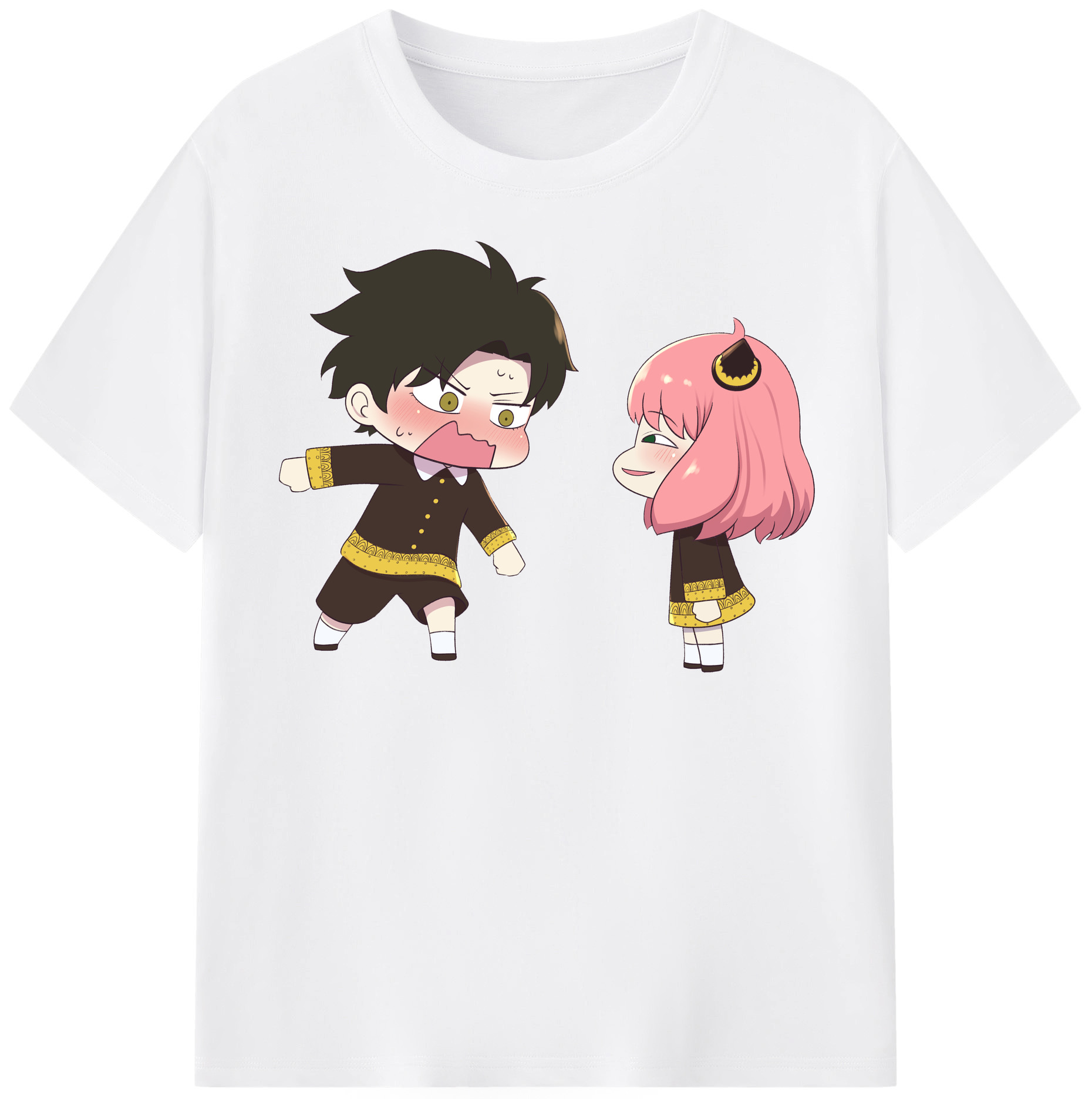 （画像用） SPY×FAMILY间谍家家酒 綿100％半袖Tシャツ（フロントプリント）