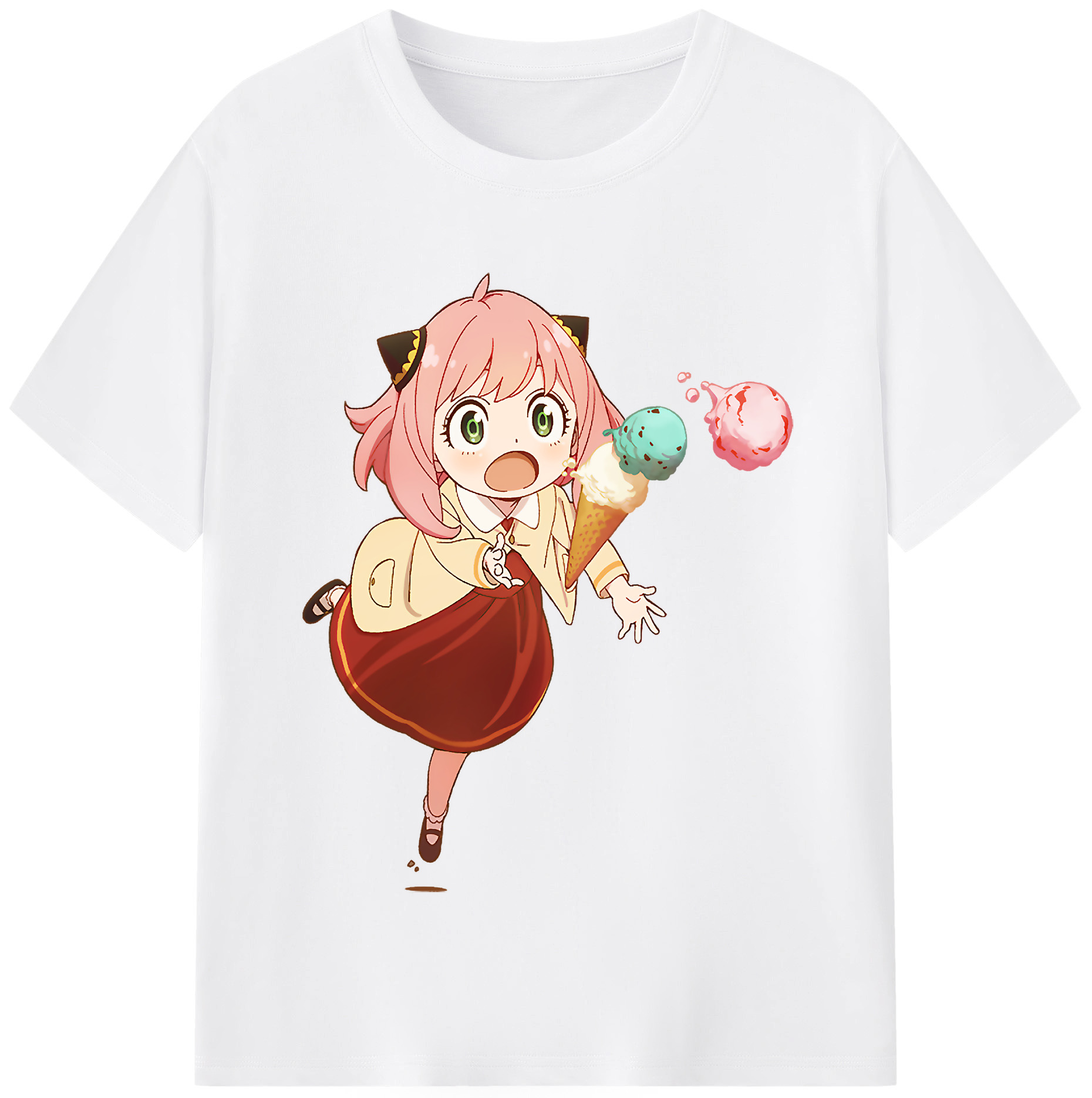 （画像用） SPY×FAMILY间谍家家酒 綿100％半袖Tシャツ（フロントプリント）