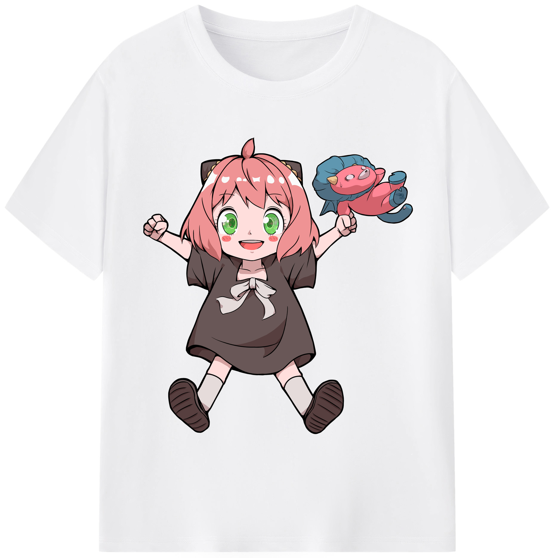 （画像用） SPY×FAMILY间谍家家酒 綿100％半袖Tシャツ（フロントプリント）