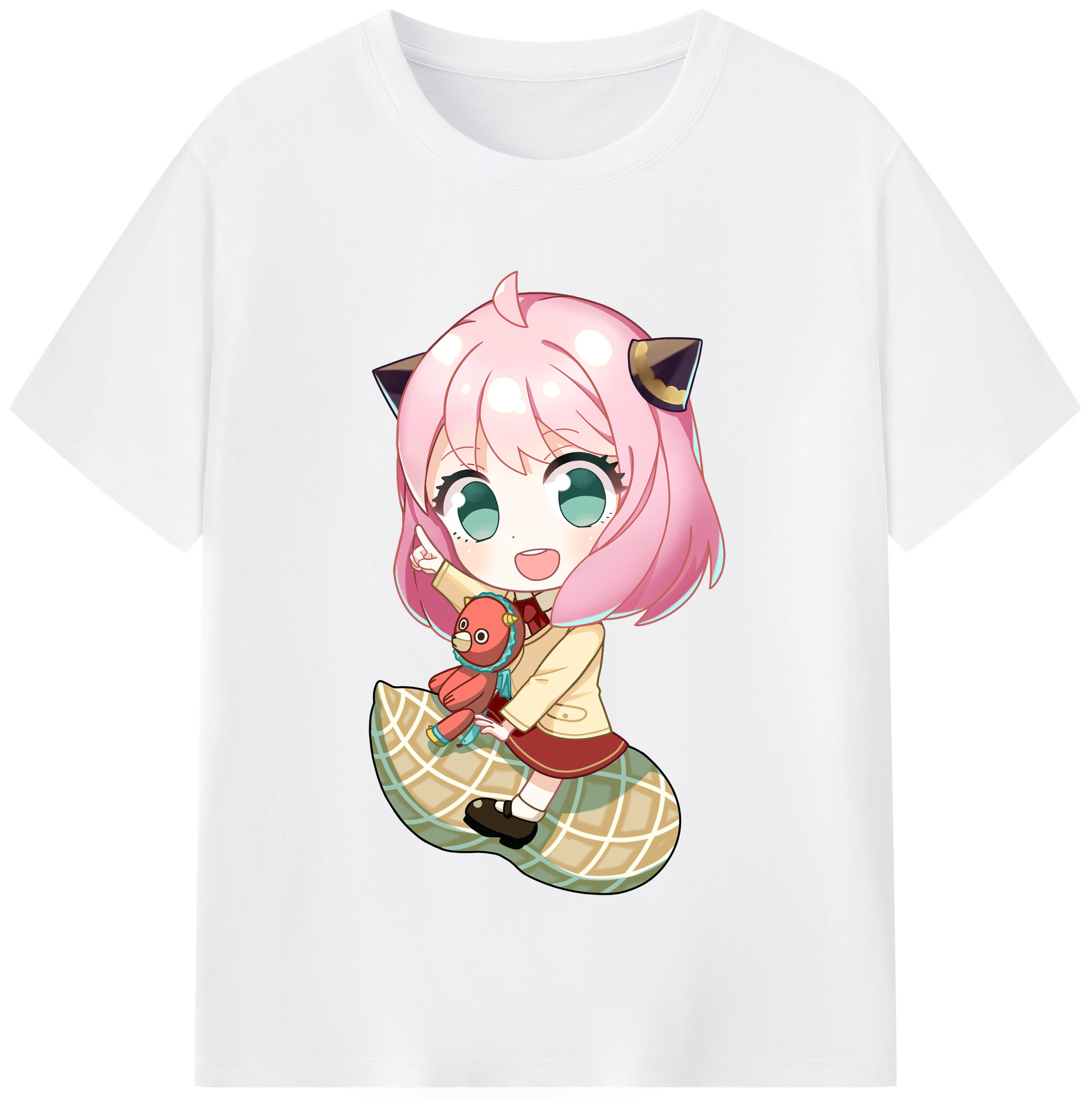 （画像用） SPY×FAMILY间谍家家酒 綿100％半袖Tシャツ（フロントプリント）