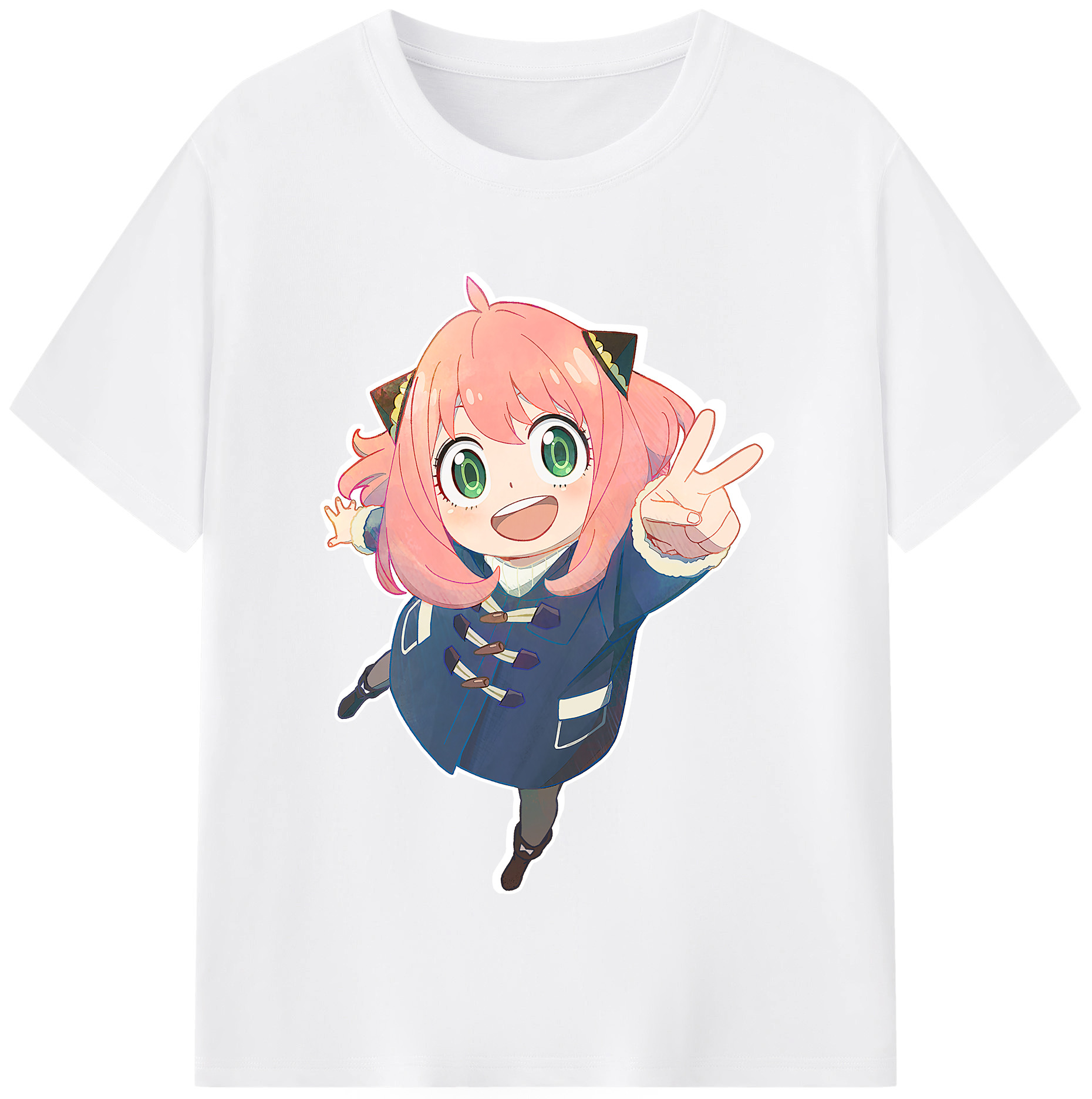 （画像用） SPY×FAMILY间谍家家酒 綿100％半袖Tシャツ（フロントプリント）