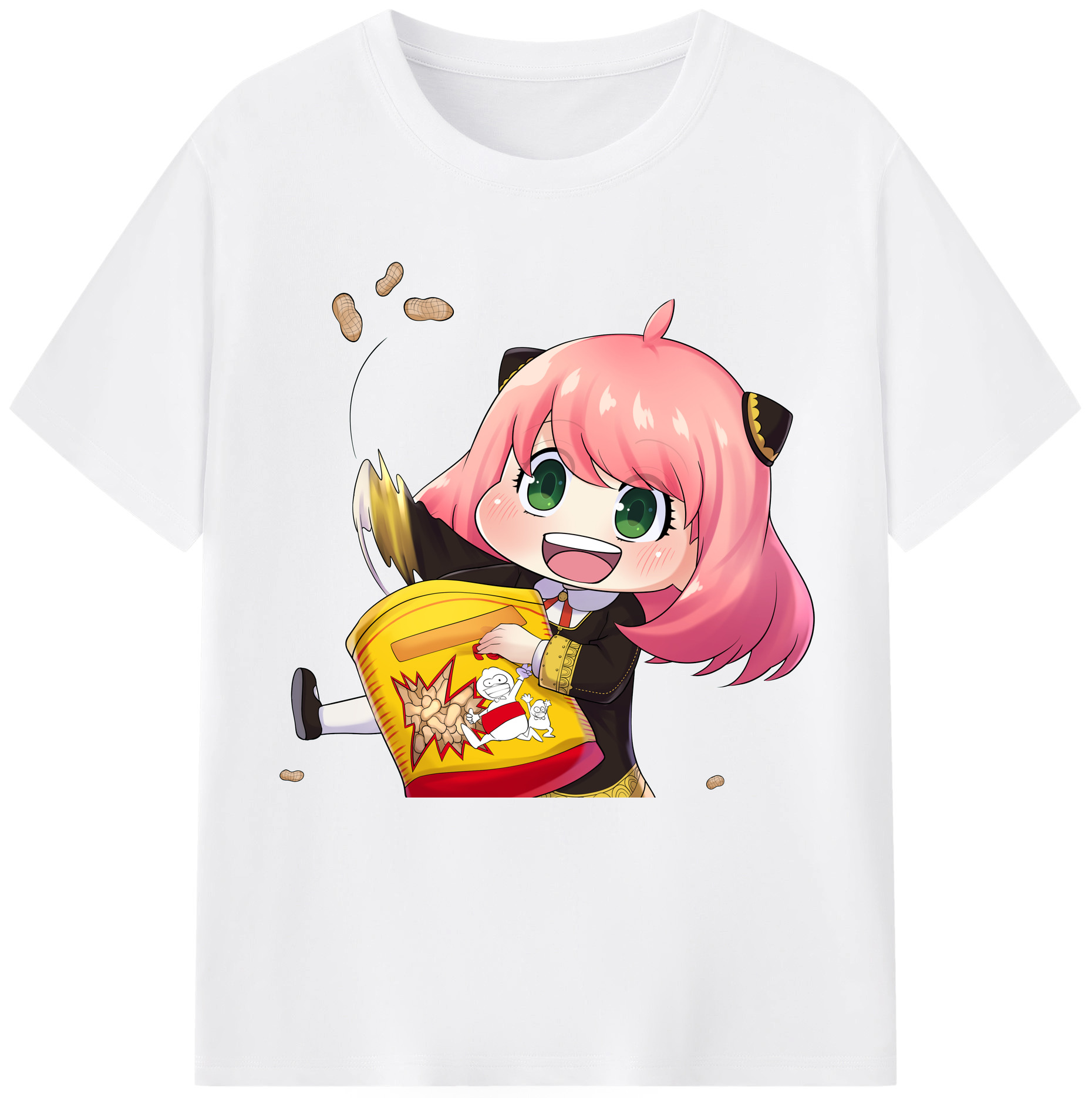 （画像用） SPY×FAMILY间谍家家酒 綿100％半袖Tシャツ（フロントプリント）