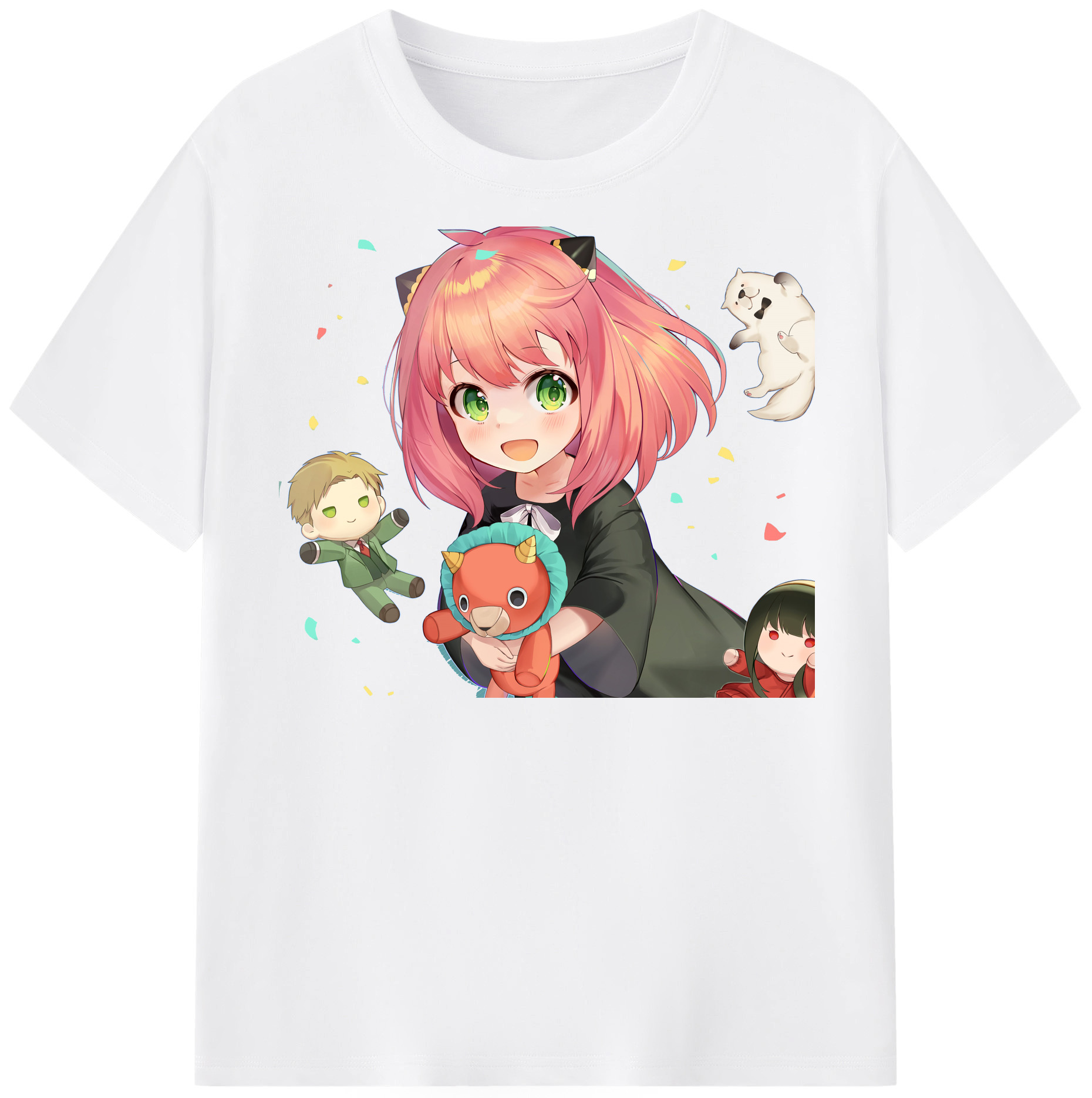 （画像用） SPY×FAMILY间谍家家酒 綿100％半袖Tシャツ（フロントプリント）