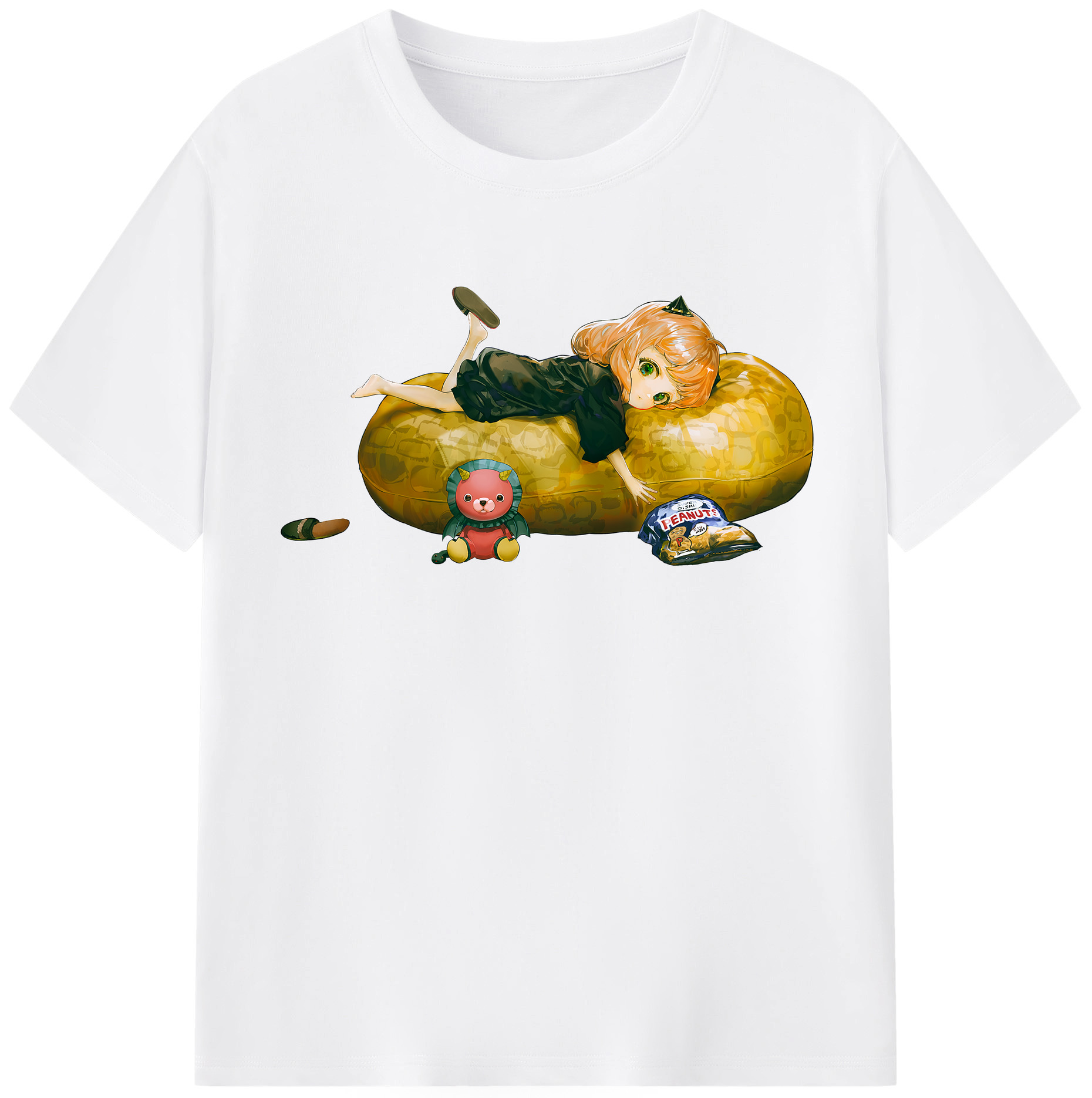 （画像用） SPY×FAMILY间谍家家酒 綿100％半袖Tシャツ（フロントプリント）