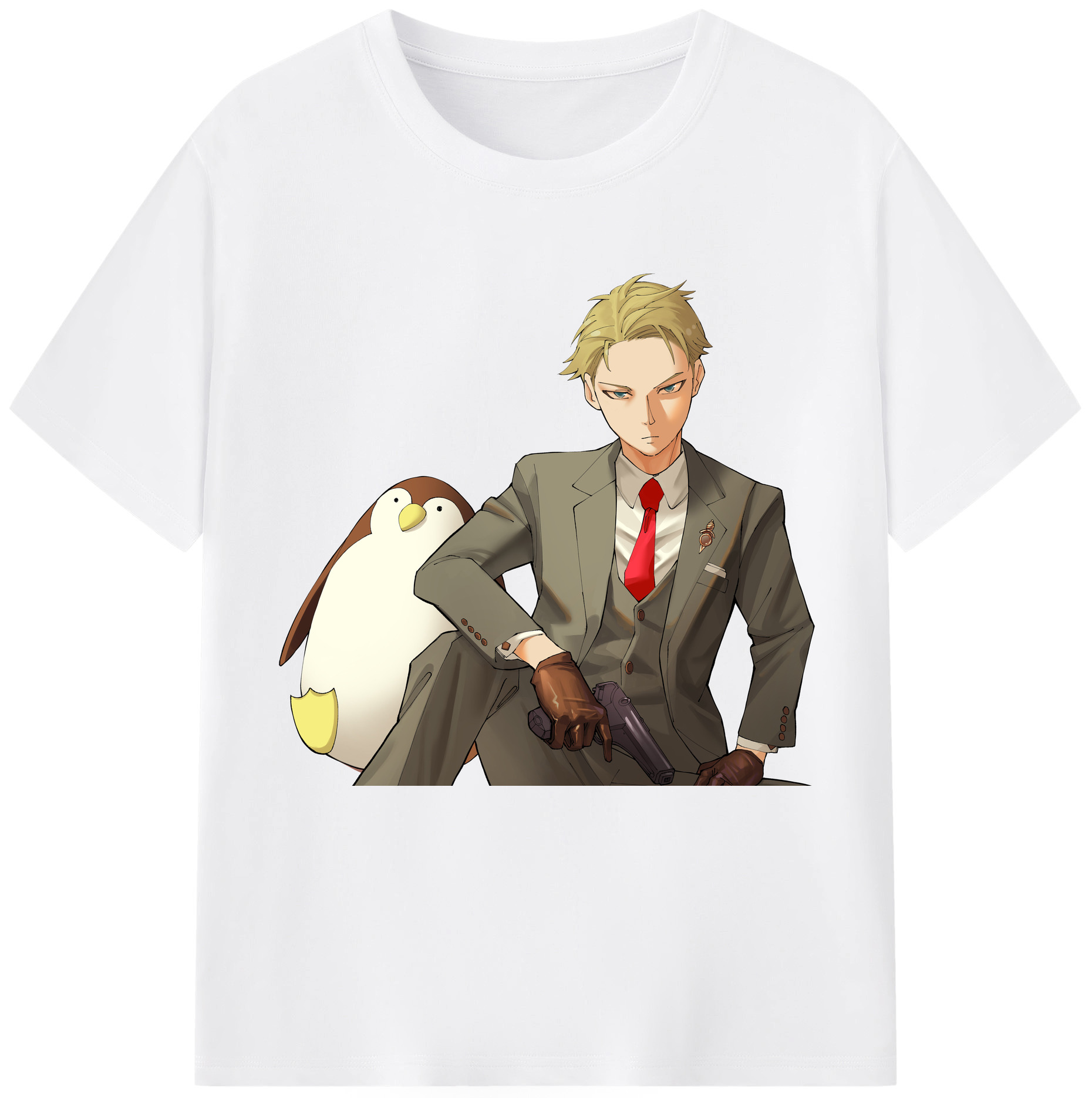 （画像用） SPY×FAMILY间谍家家酒 綿100％半袖Tシャツ（フロントプリント）