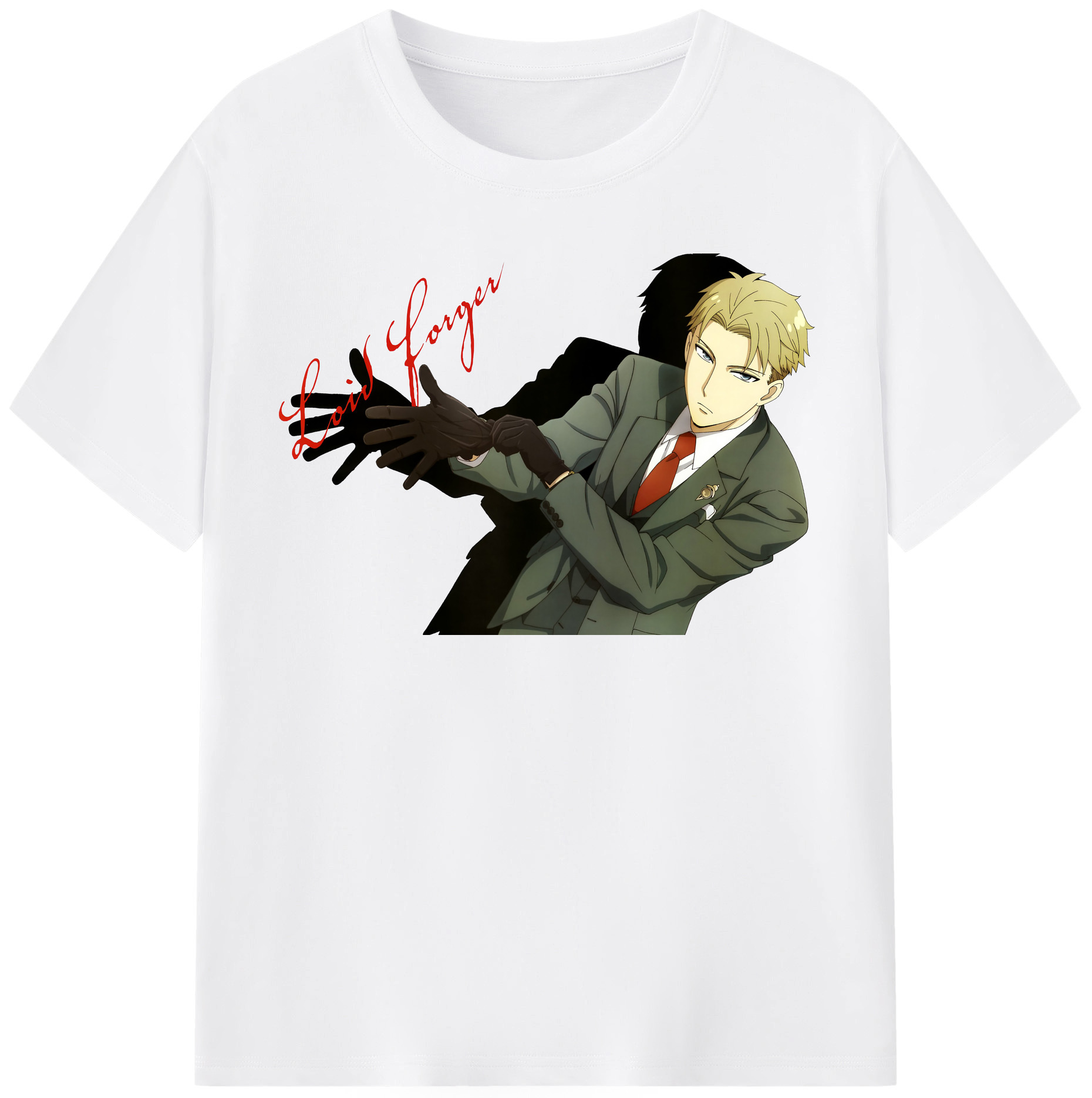（画像用） SPY×FAMILY间谍家家酒 綿100％半袖Tシャツ（フロントプリント）