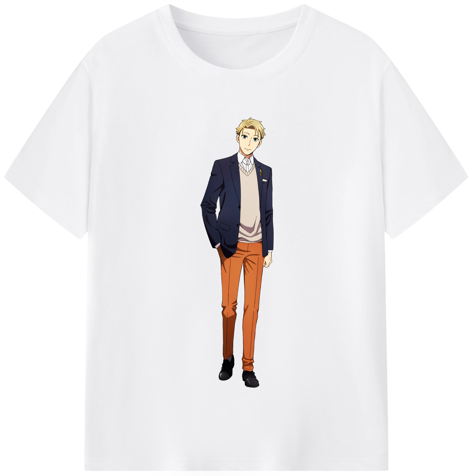 （画像用） SPY×FAMILY间谍家家酒 綿100％半袖Tシャツ（フロントプリント）