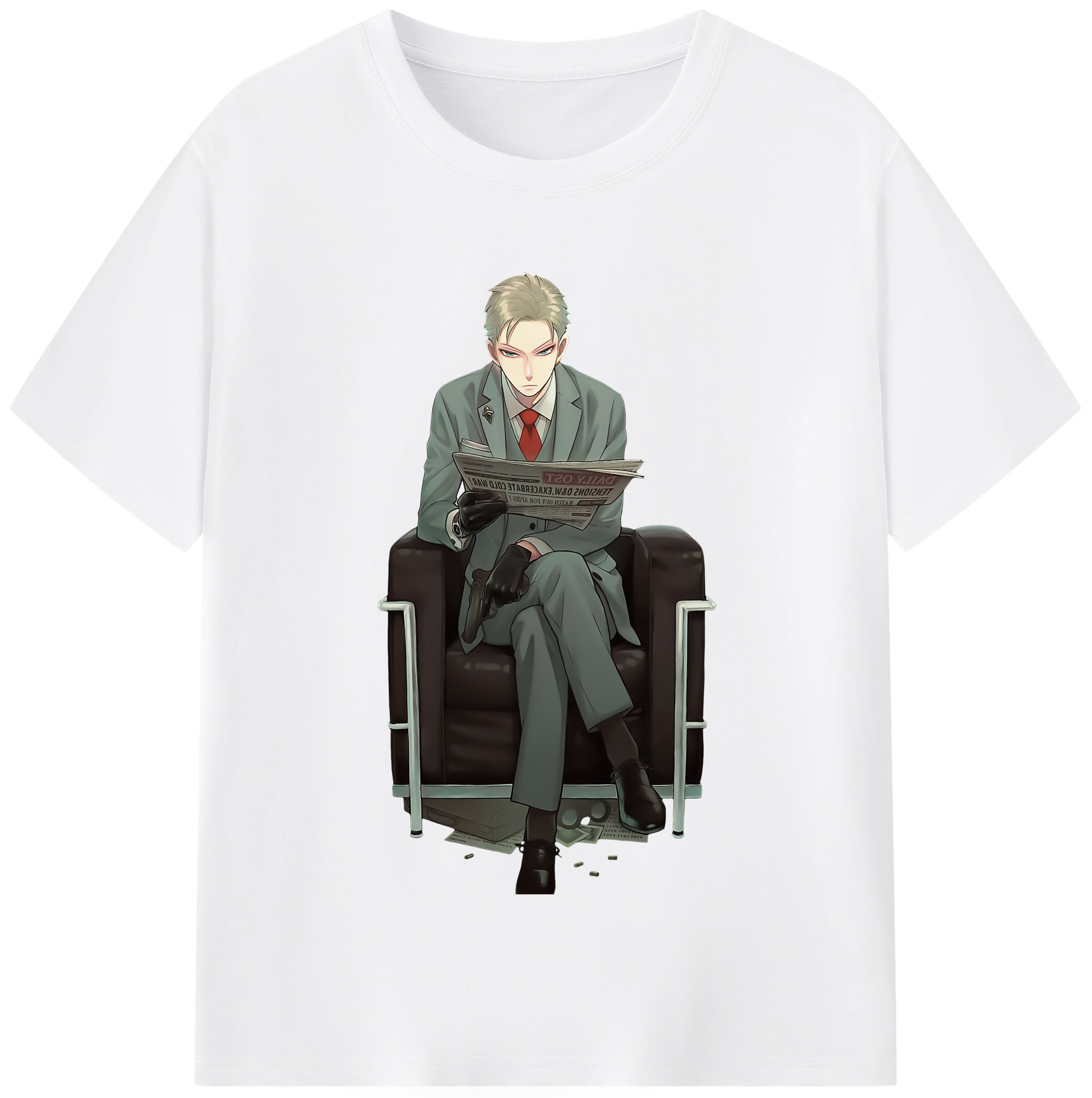 （画像用） SPY×FAMILY间谍家家酒 綿100％半袖Tシャツ（フロントプリント）