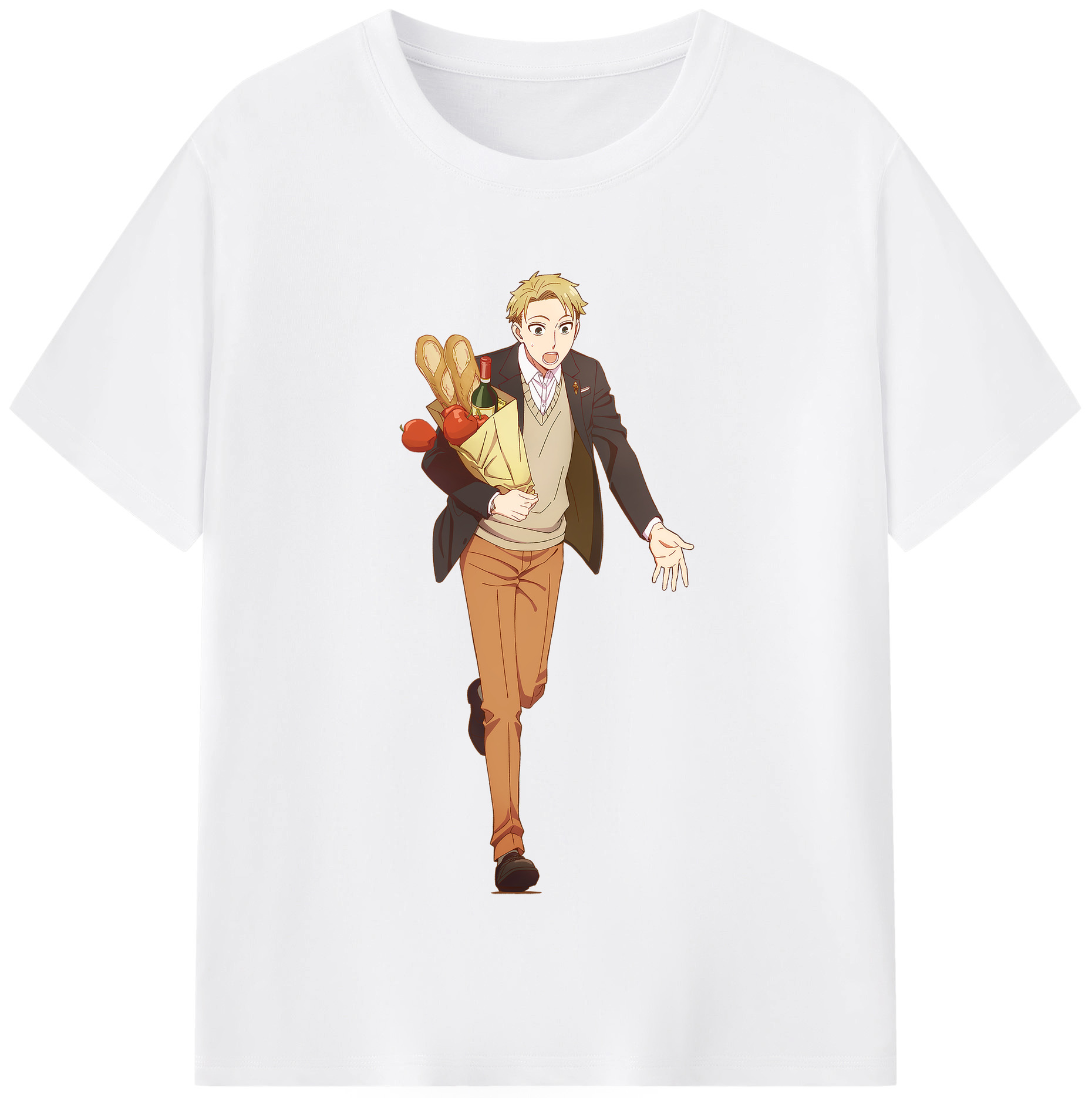 （画像用） SPY×FAMILY间谍家家酒 綿100％半袖Tシャツ（フロントプリント）