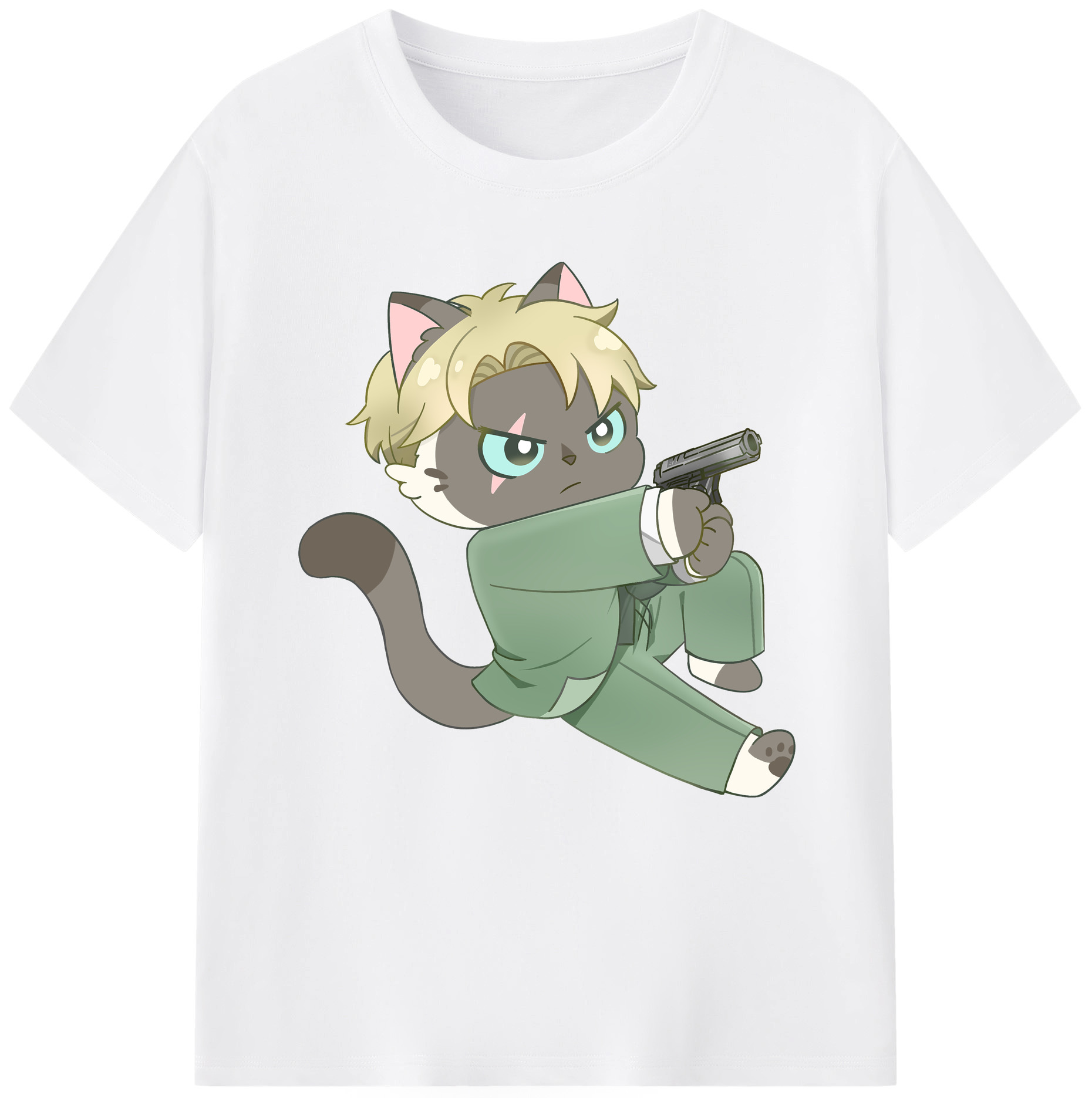 （画像用） SPY×FAMILY间谍家家酒 綿100％半袖Tシャツ（フロントプリント）