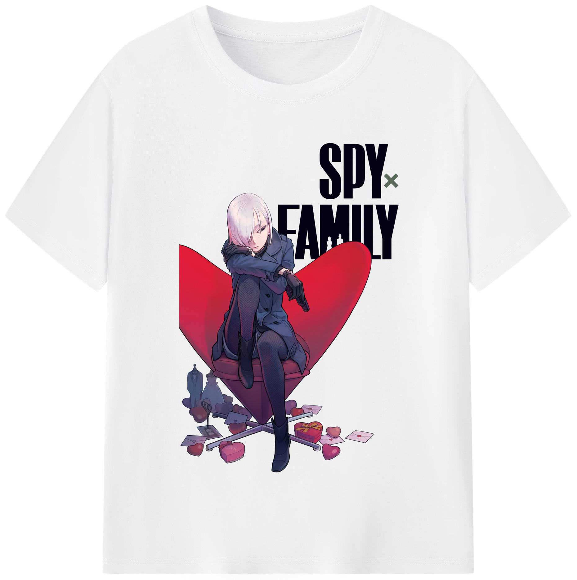 （画像用） SPY×FAMILY间谍家家酒 綿100％半袖Tシャツ（フロントプリント）