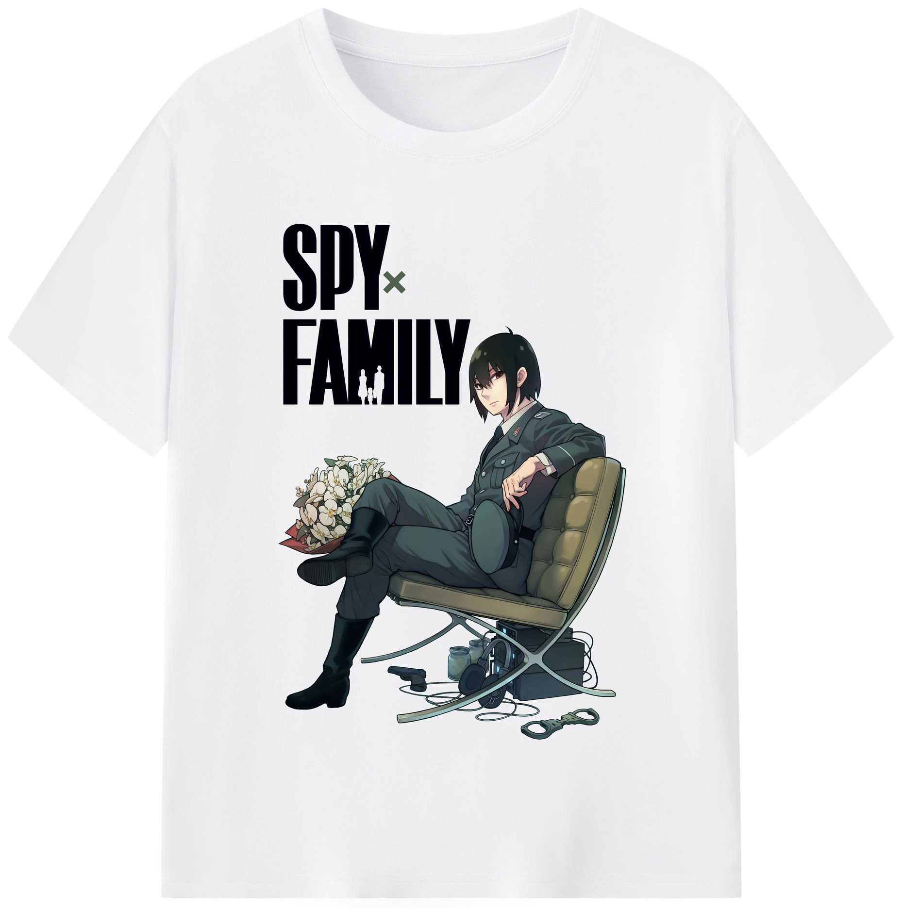 （画像用） SPY×FAMILY间谍家家酒 綿100％半袖Tシャツ（フロントプリント）