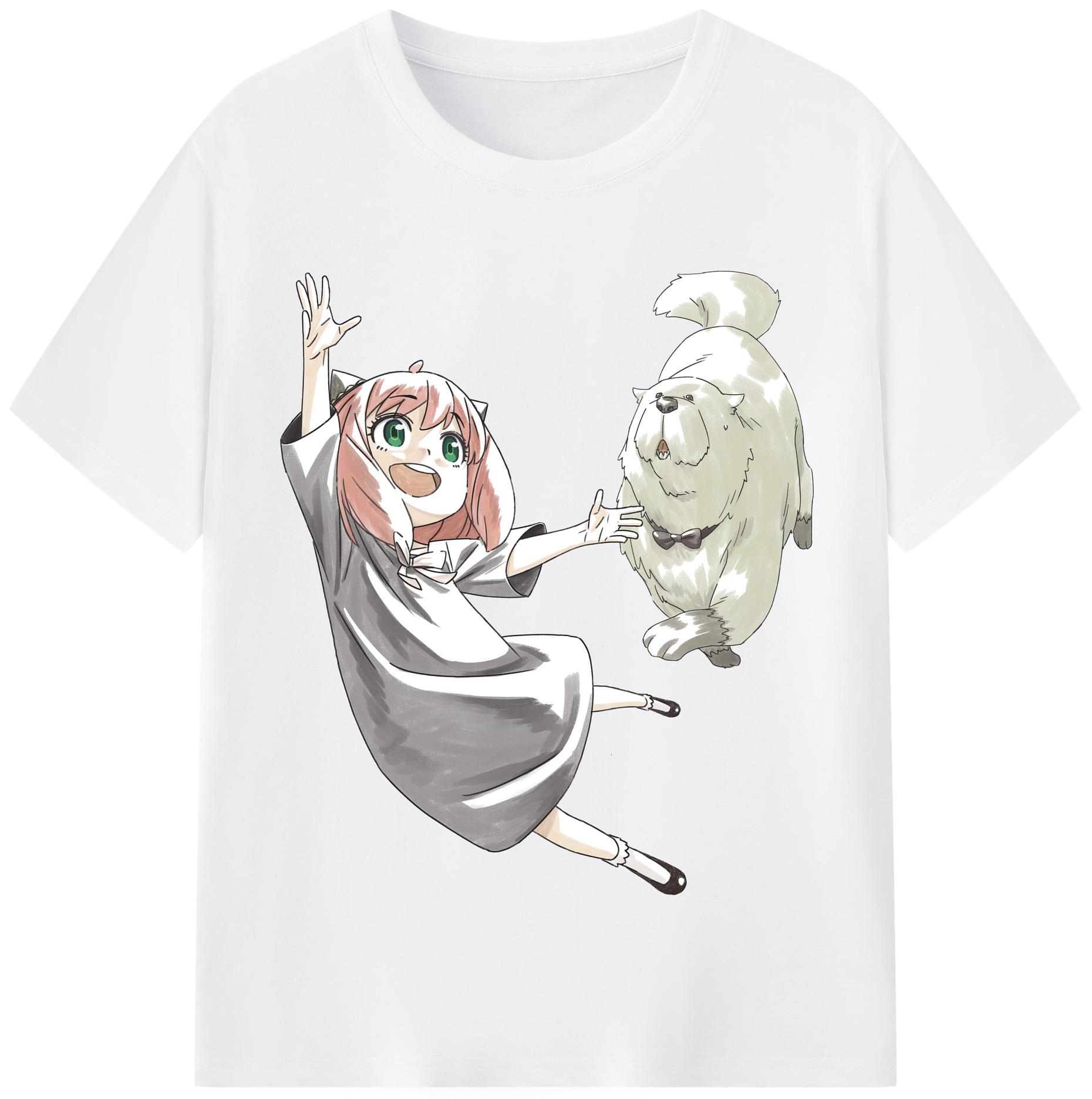 （画像用） SPY×FAMILY间谍家家酒 綿100％半袖Tシャツ（フロントプリント）