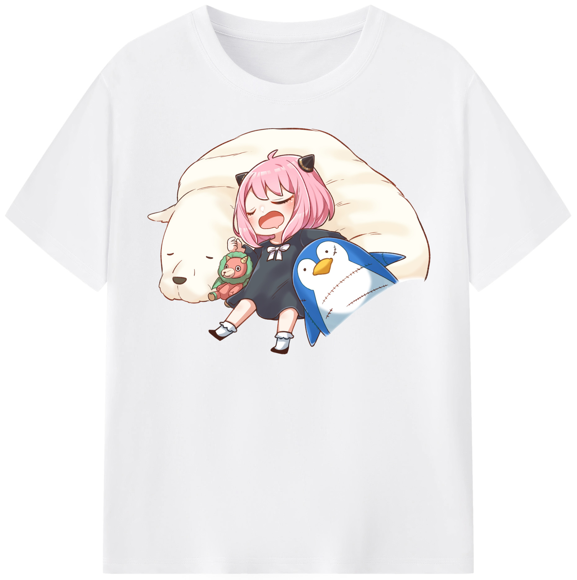 （画像用） SPY×FAMILY间谍家家酒 綿100％半袖Tシャツ（フロントプリント）