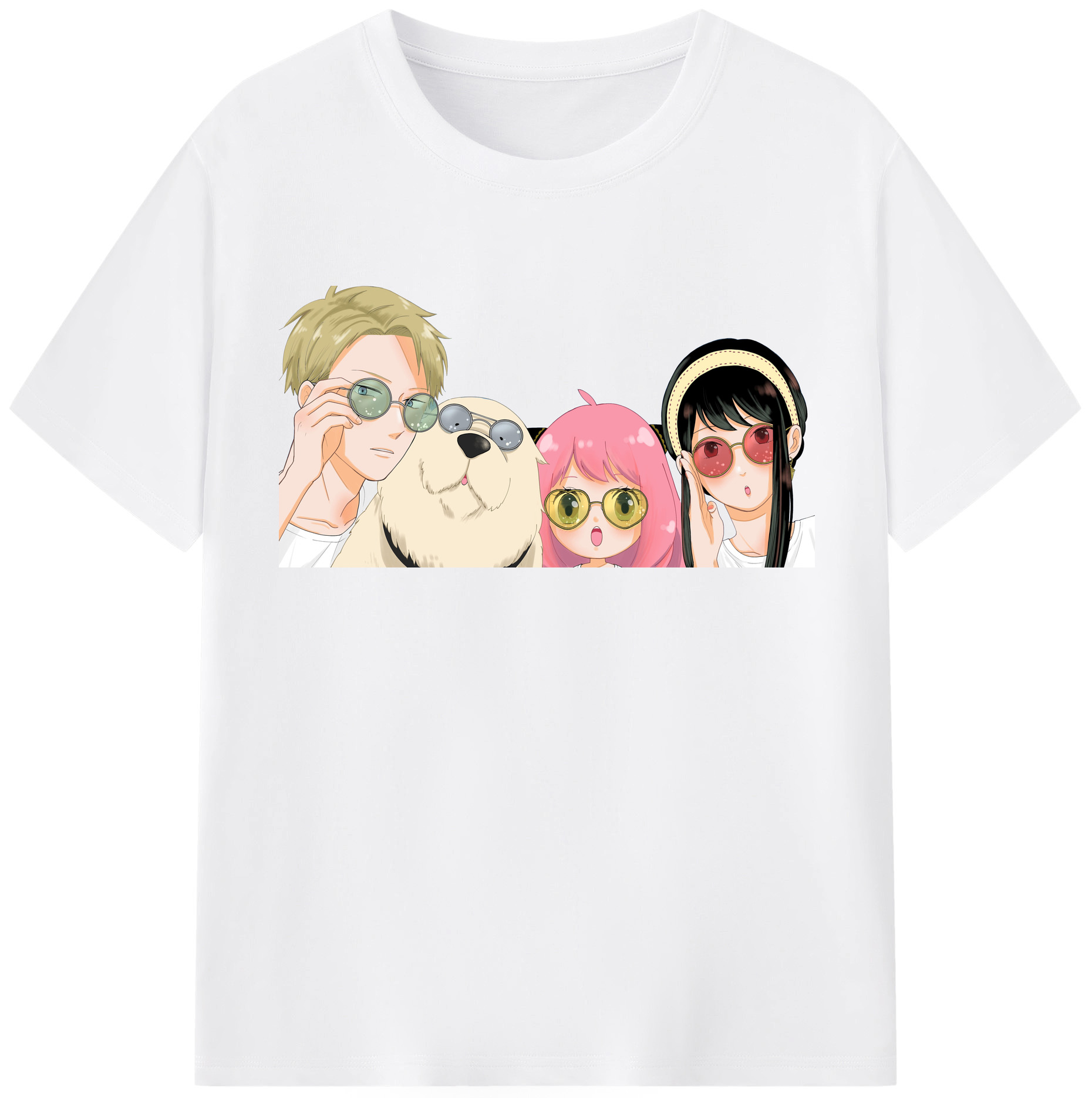 （画像用） SPY×FAMILY间谍家家酒 綿100％半袖Tシャツ（フロントプリント）
