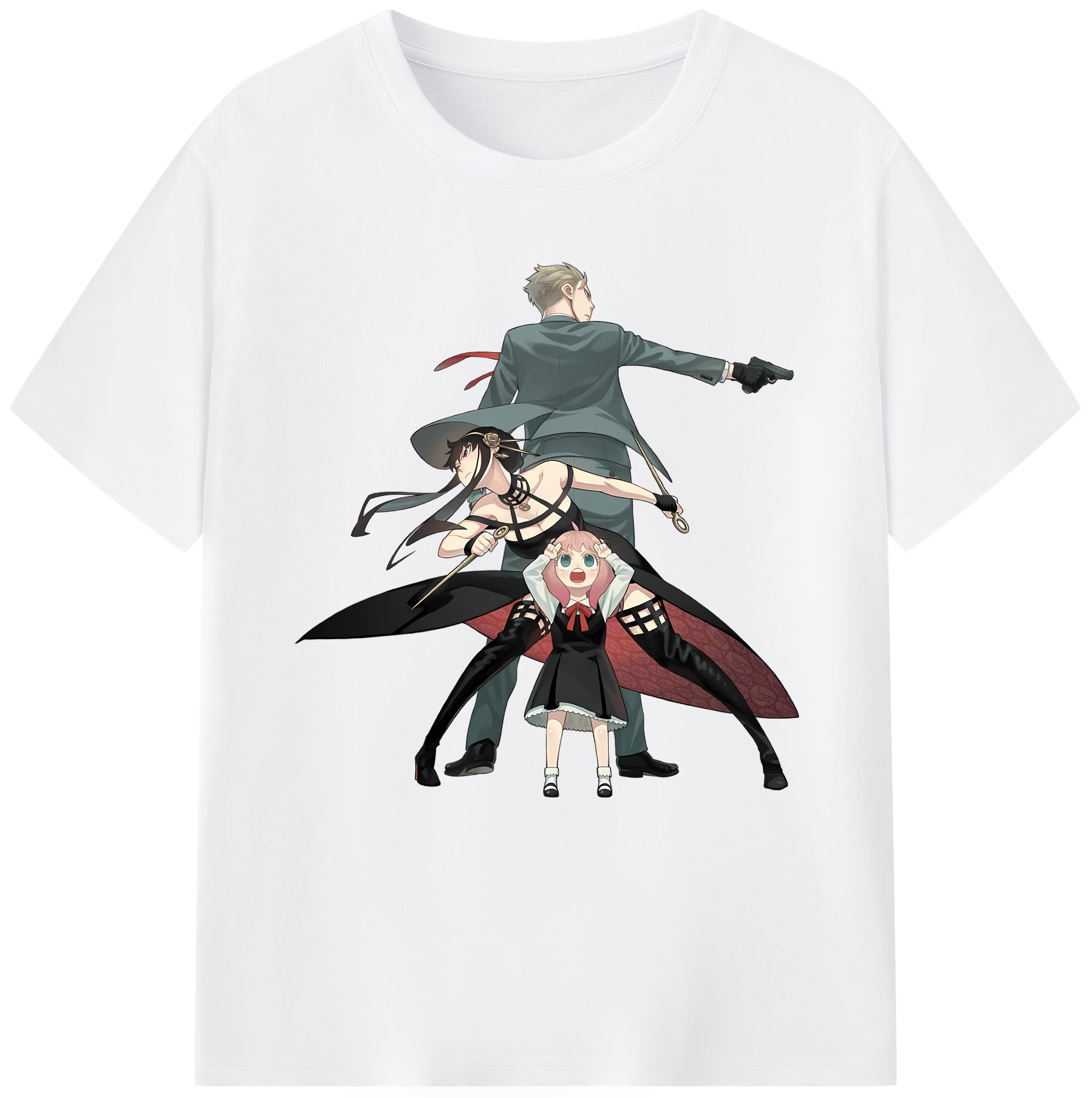（画像用） SPY×FAMILY间谍家家酒 綿100％半袖Tシャツ（フロントプリント）