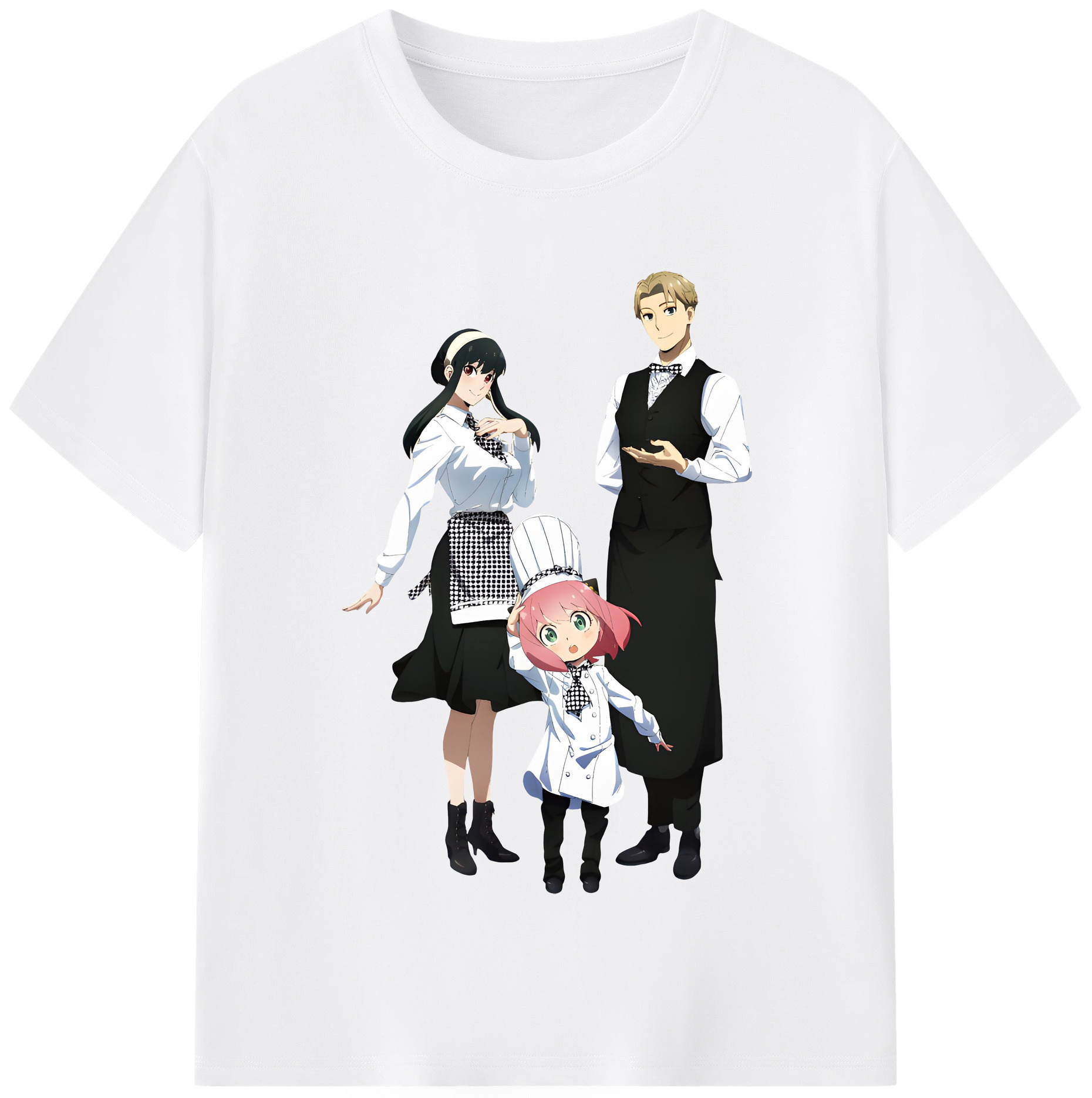 （画像用） SPY×FAMILY间谍家家酒 綿100％半袖Tシャツ（フロントプリント）