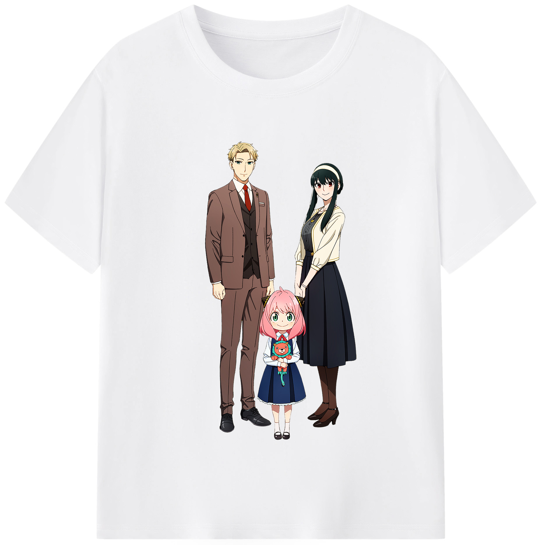 （画像用） SPY×FAMILY间谍家家酒 綿100％半袖Tシャツ（フロントプリント）