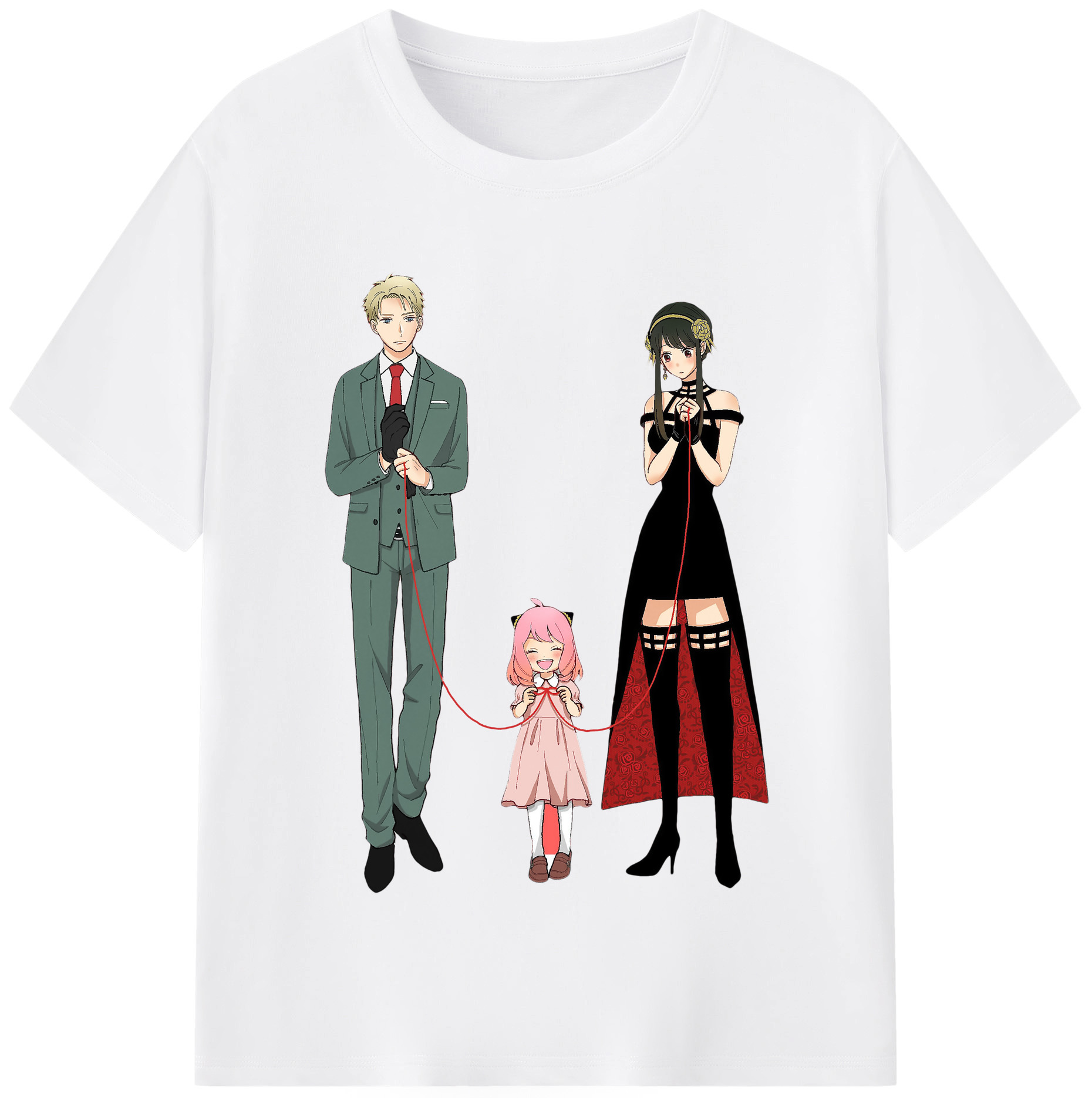 （画像用） SPY×FAMILY间谍家家酒 綿100％半袖Tシャツ（フロントプリント）
