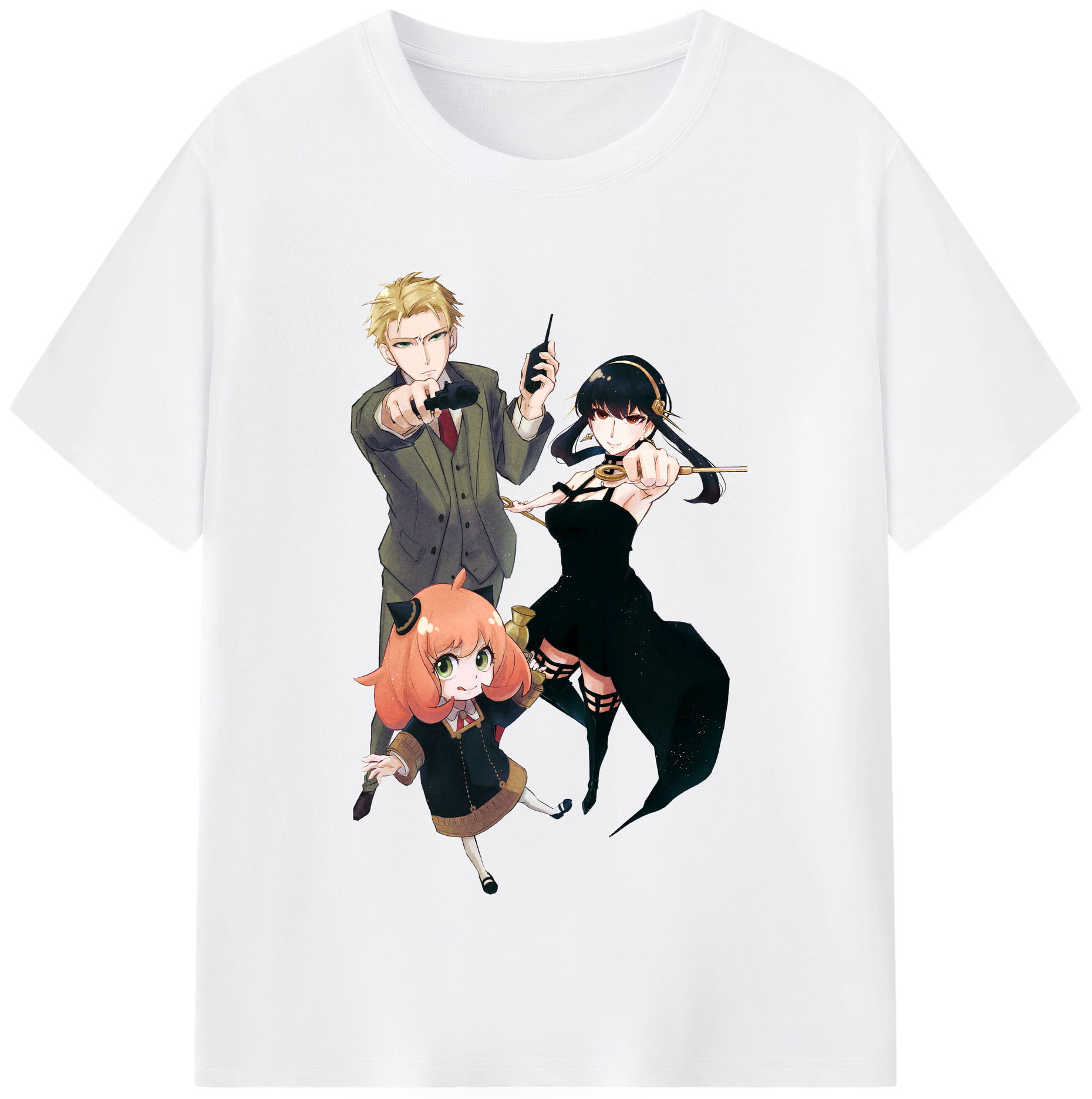 （画像用） SPY×FAMILY间谍家家酒 綿100％半袖Tシャツ（フロントプリント）