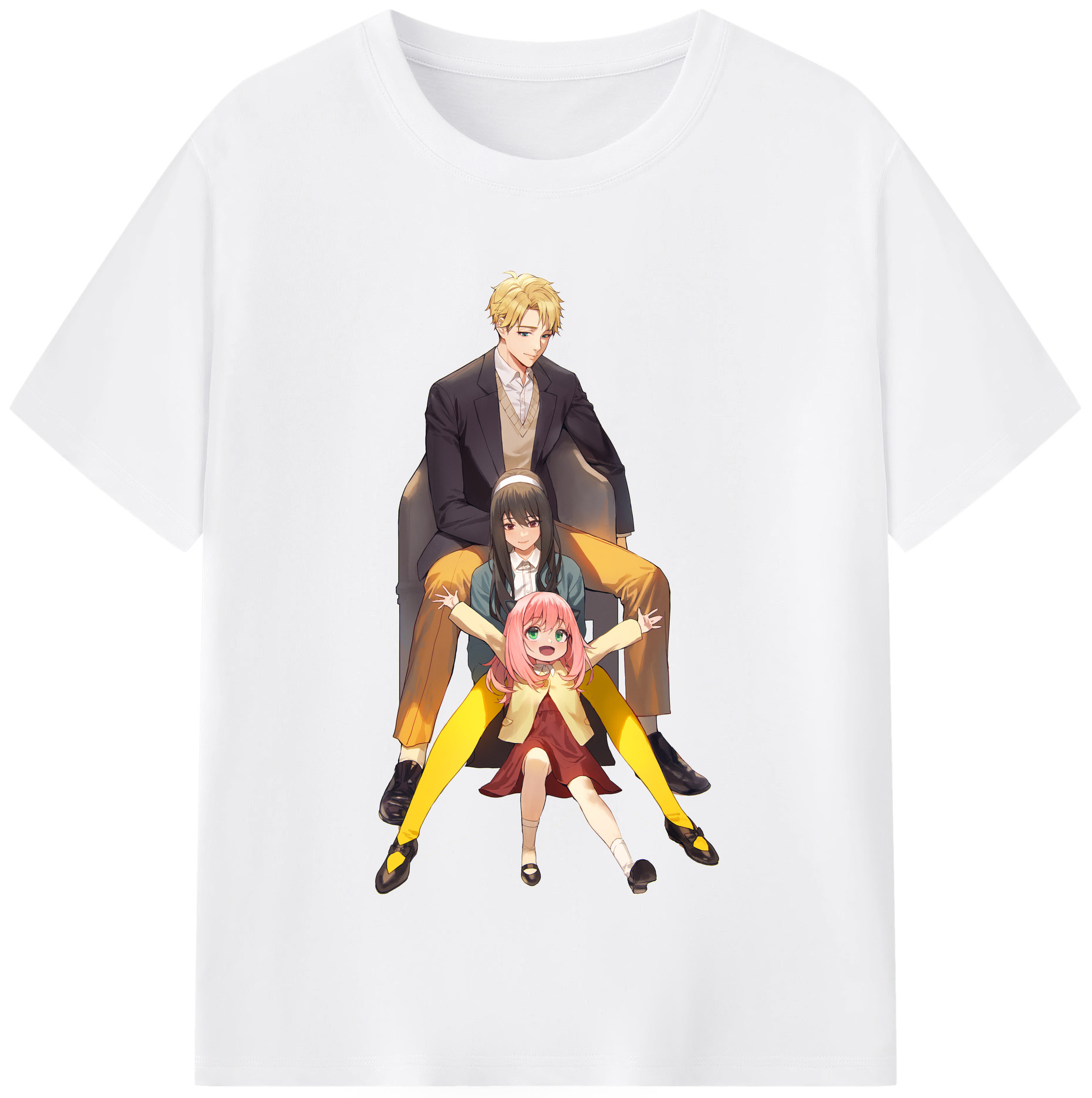 （画像用） SPY×FAMILY间谍家家酒 綿100％半袖Tシャツ（フロントプリント）