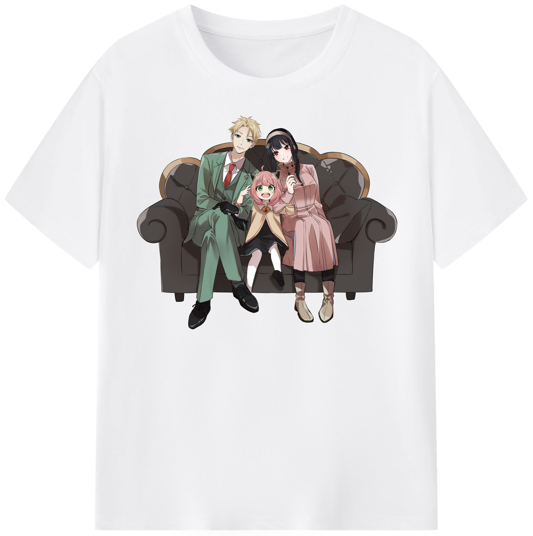 （画像用） SPY×FAMILY间谍家家酒 綿100％半袖Tシャツ（フロントプリント）