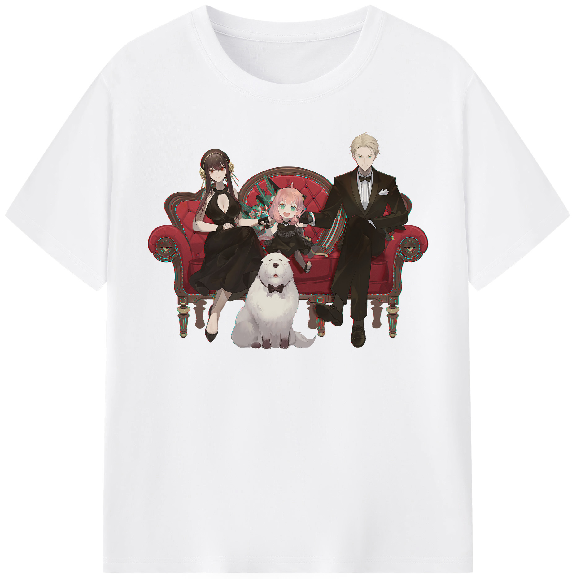 （画像用） SPY×FAMILY间谍家家酒 綿100％半袖Tシャツ（フロントプリント）