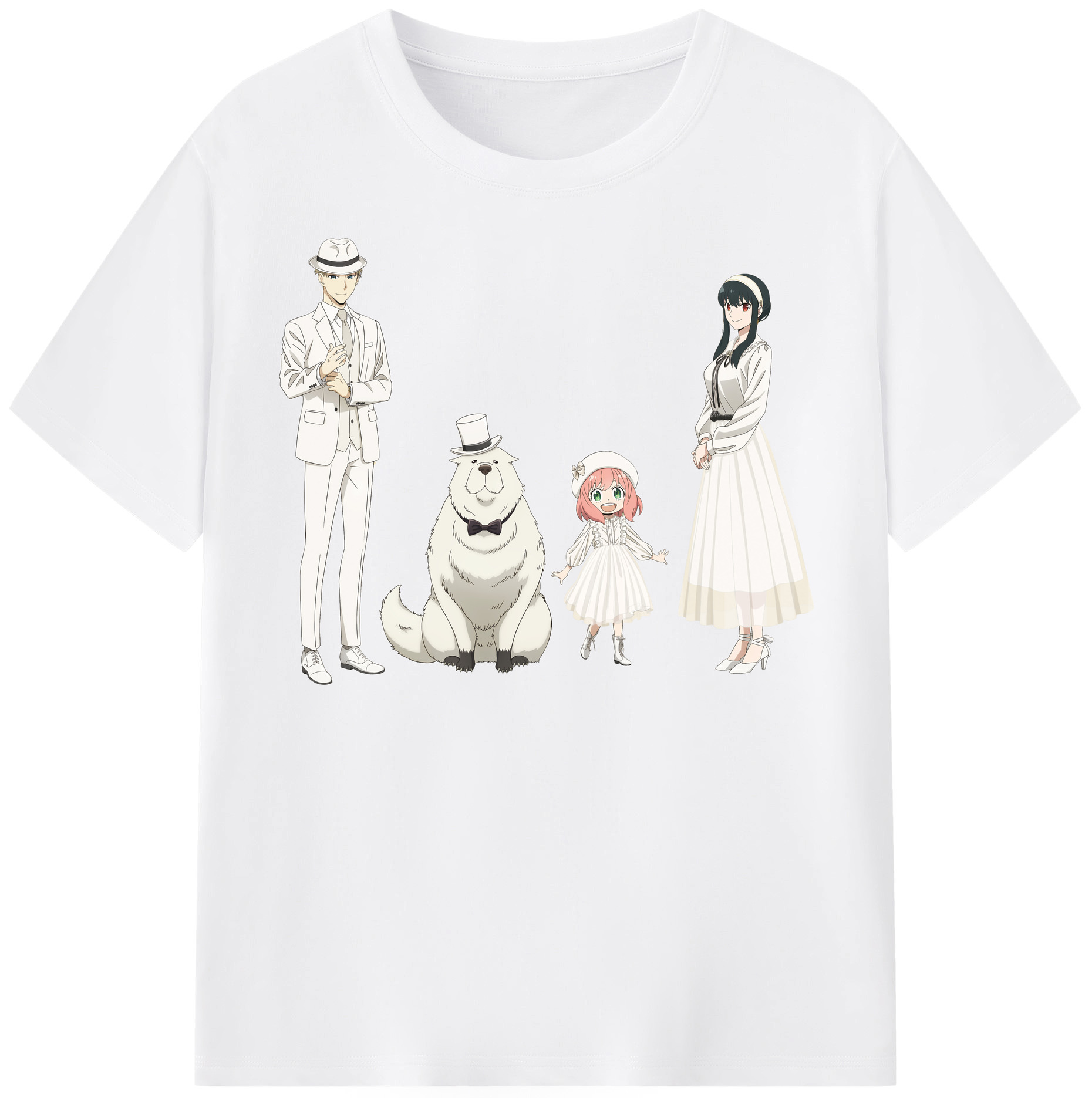 （画像用） SPY×FAMILY间谍家家酒 綿100％半袖Tシャツ（フロントプリント）