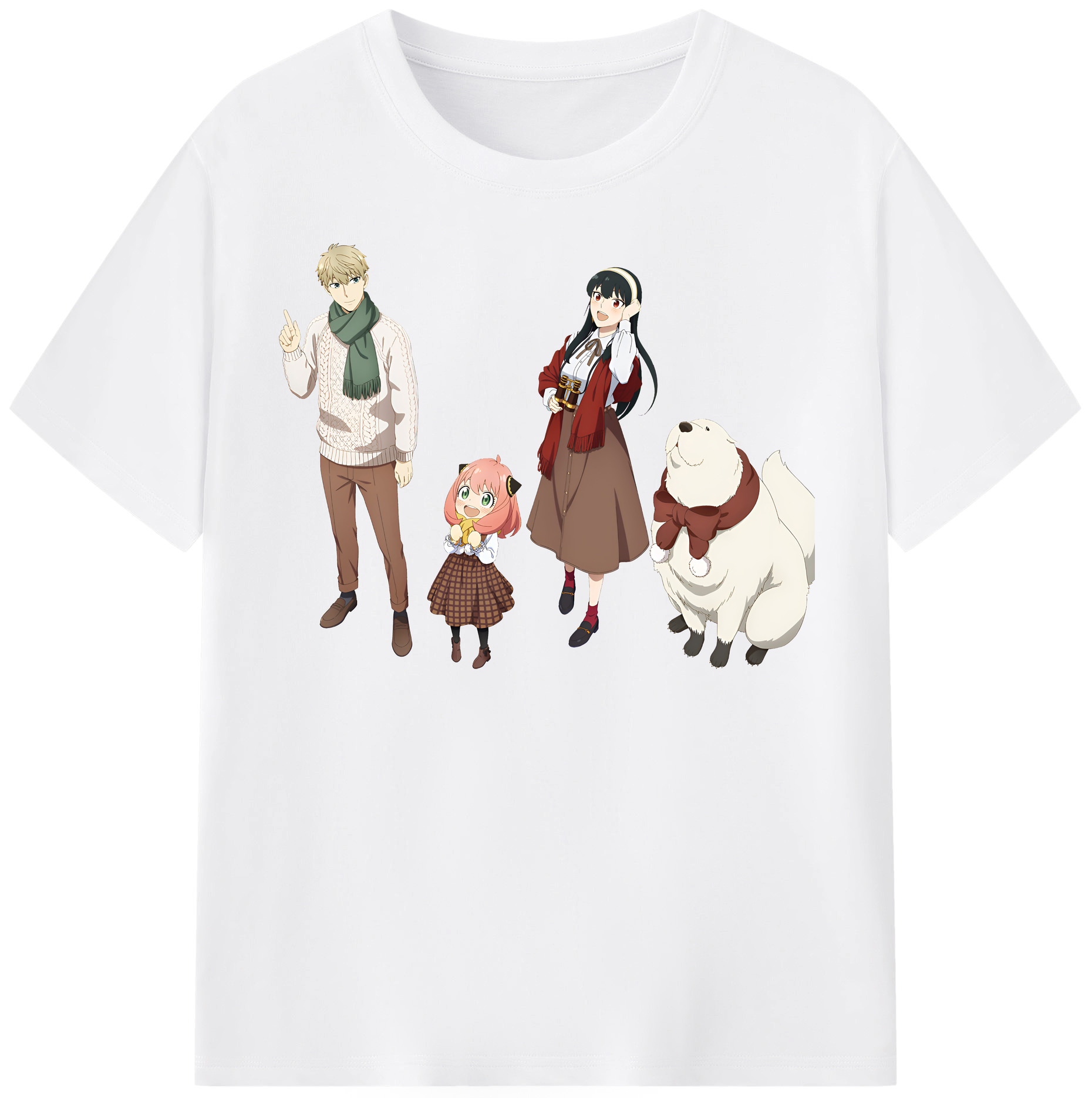 （画像用） SPY×FAMILY间谍家家酒 綿100％半袖Tシャツ（フロントプリント）