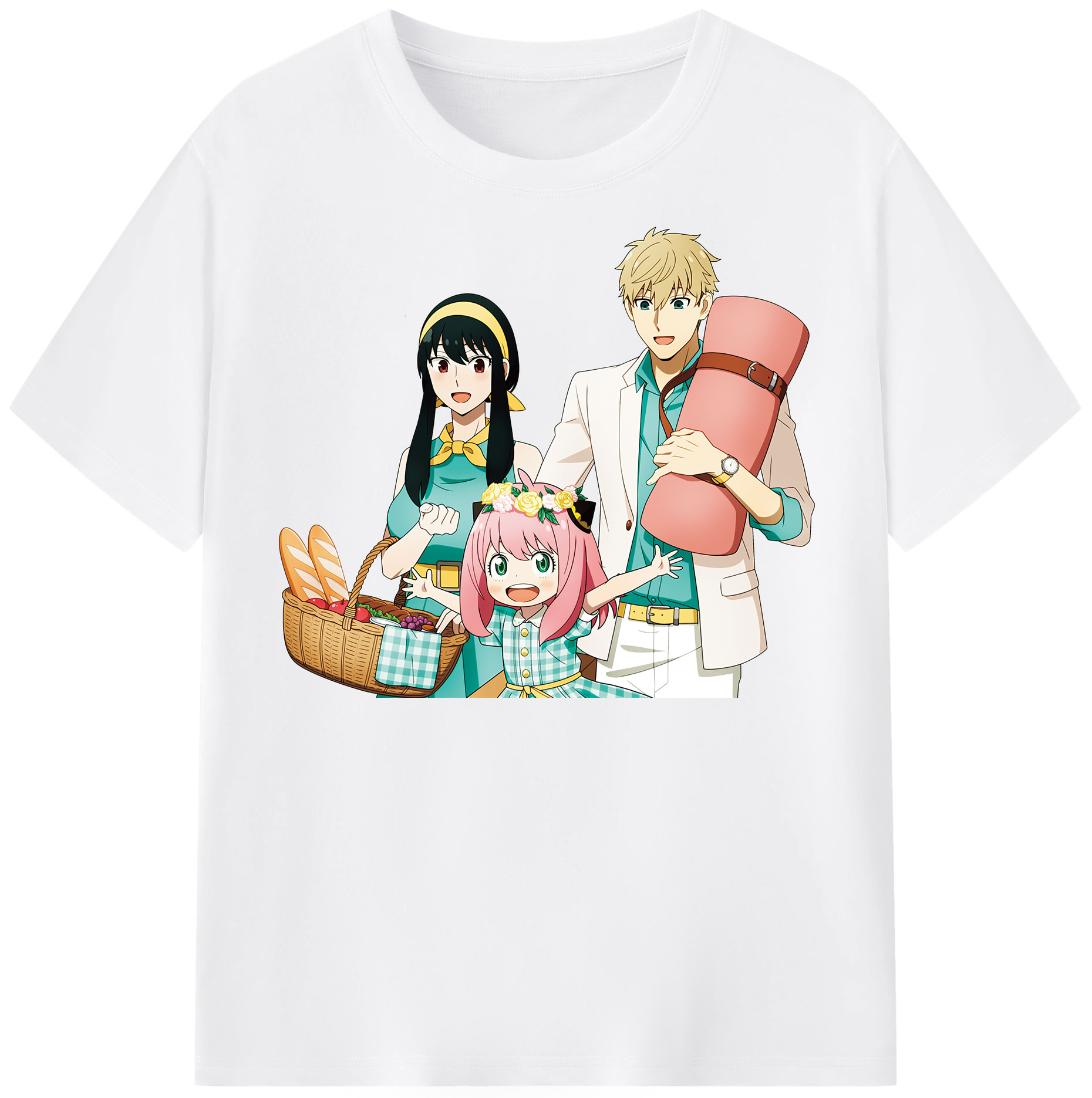 （画像用） SPY×FAMILY间谍家家酒 綿100％半袖Tシャツ（フロントプリント）