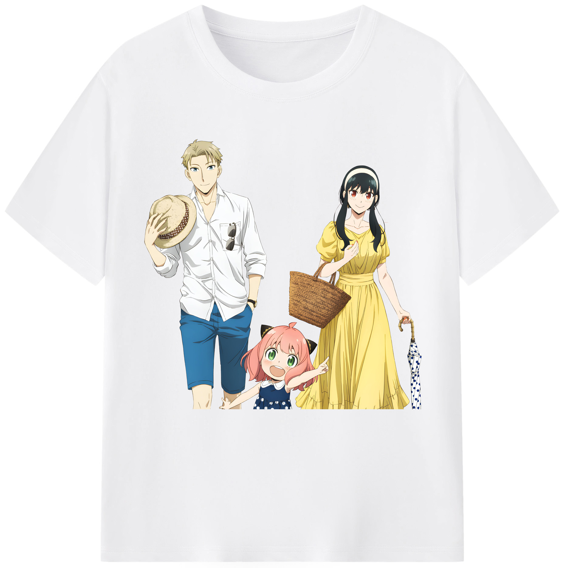 （画像用） SPY×FAMILY间谍家家酒 綿100％半袖Tシャツ（フロントプリント）