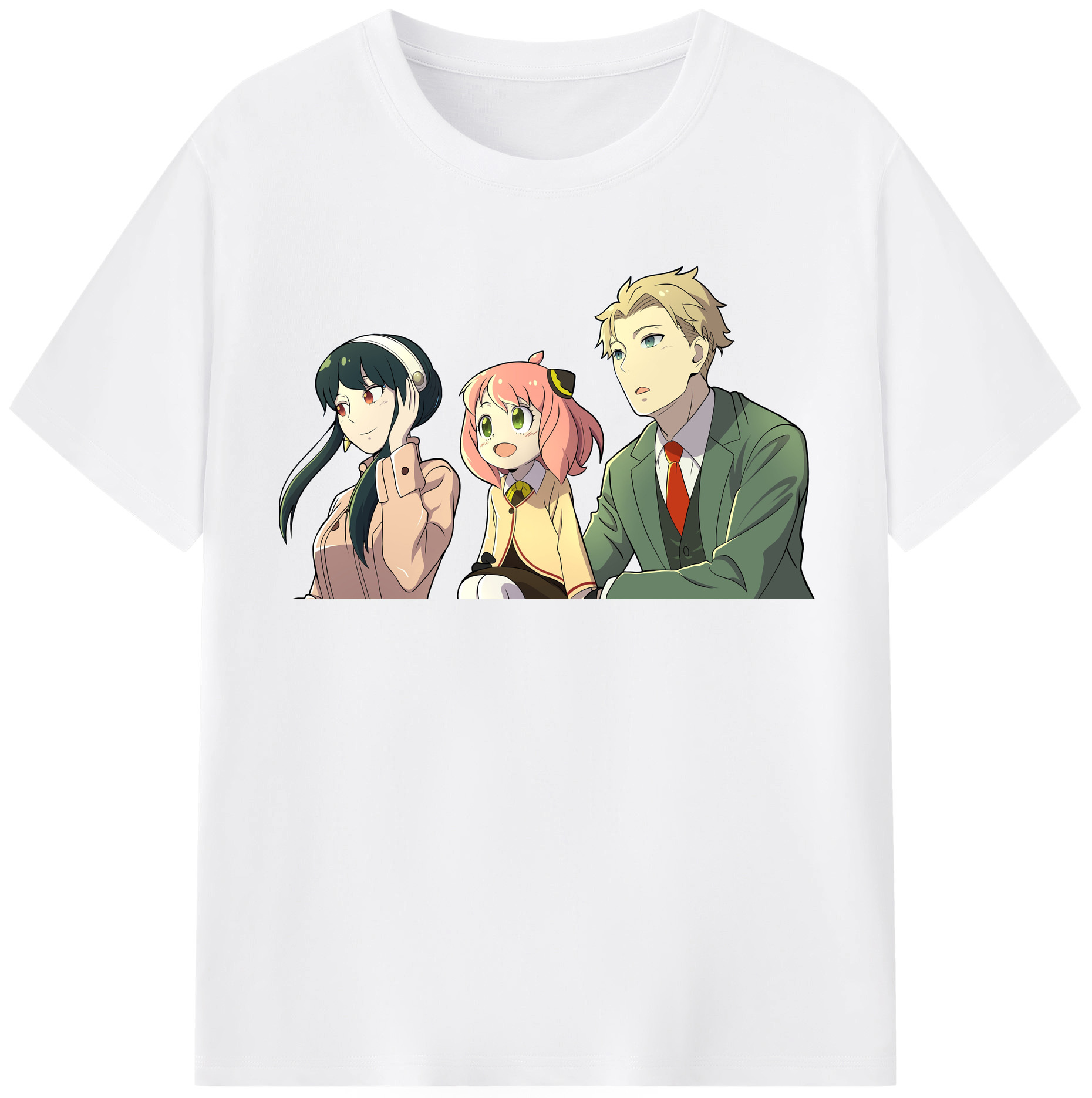 （画像用） SPY×FAMILY间谍家家酒 綿100％半袖Tシャツ（フロントプリント）