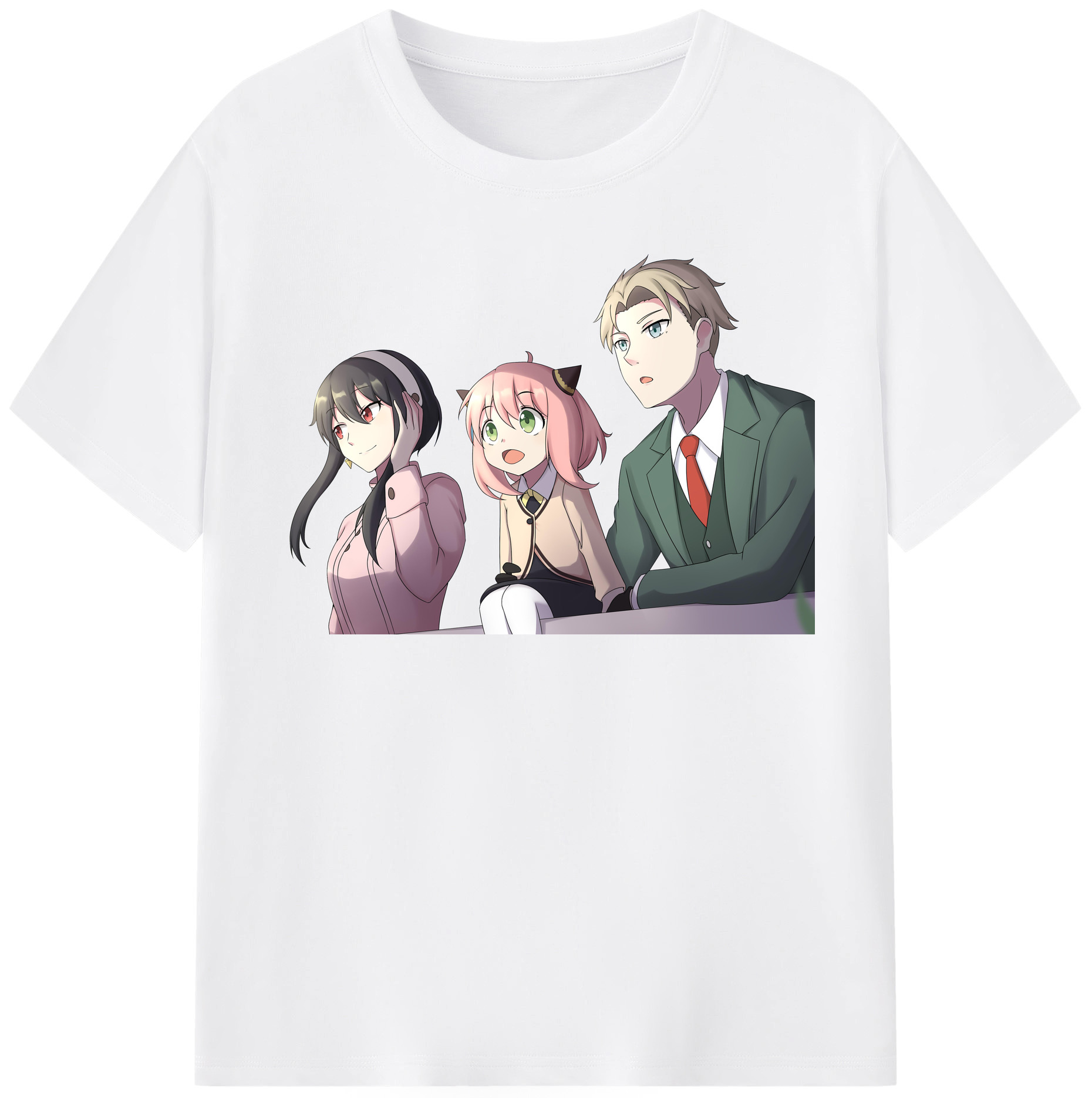 （画像用） SPY×FAMILY间谍家家酒 綿100％半袖Tシャツ（フロントプリント）