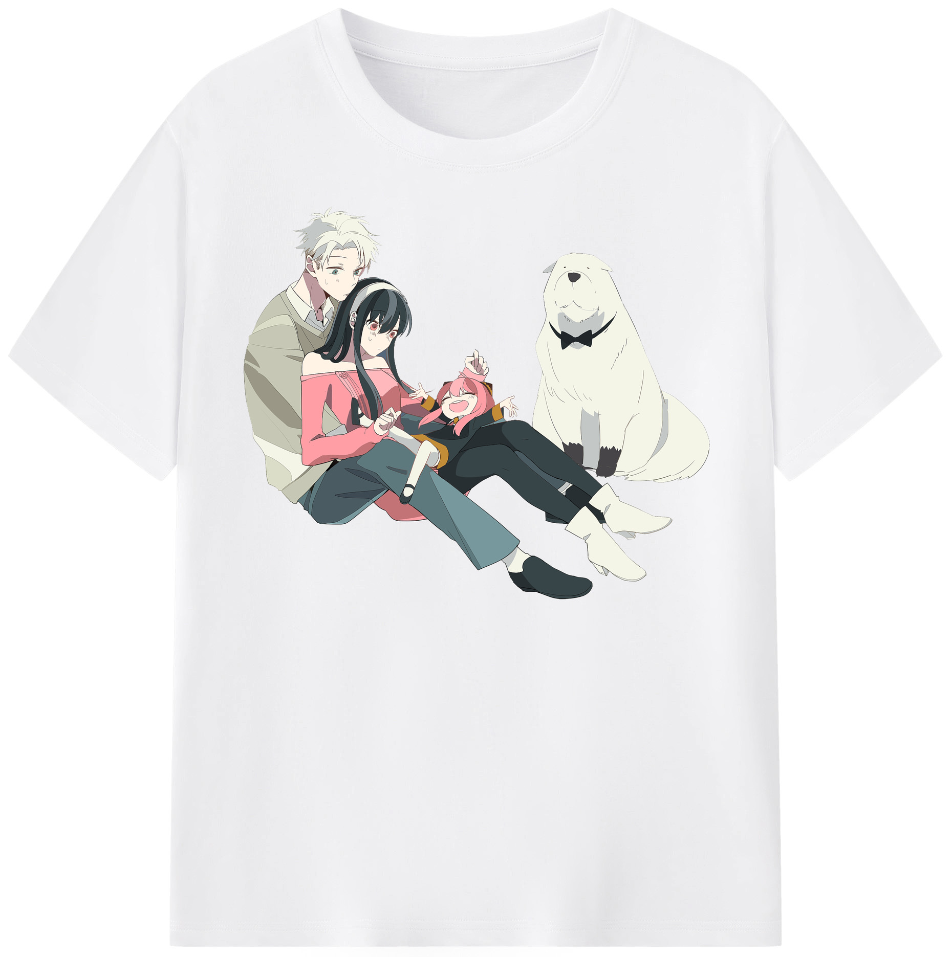 （画像用） SPY×FAMILY间谍家家酒 綿100％半袖Tシャツ（フロントプリント）