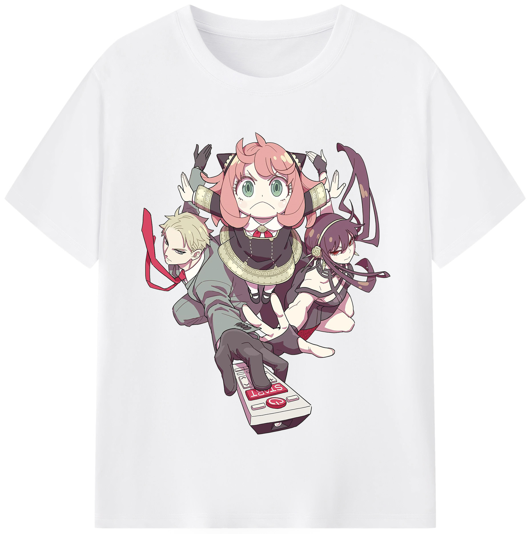 （画像用） SPY×FAMILY间谍家家酒 綿100％半袖Tシャツ（フロントプリント）