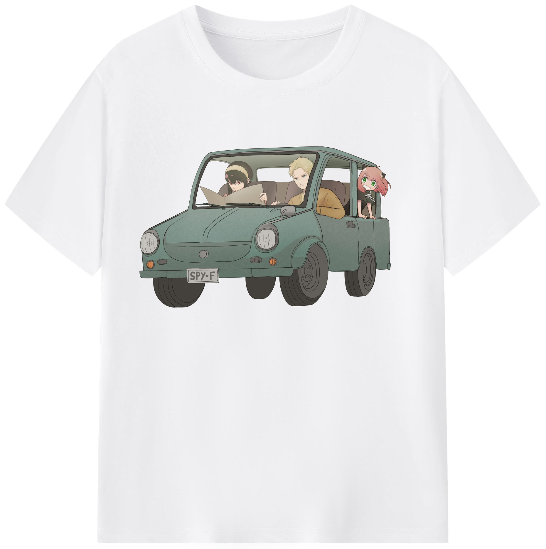 （画像用） SPY×FAMILY间谍家家酒 綿100％半袖Tシャツ（フロントプリント）