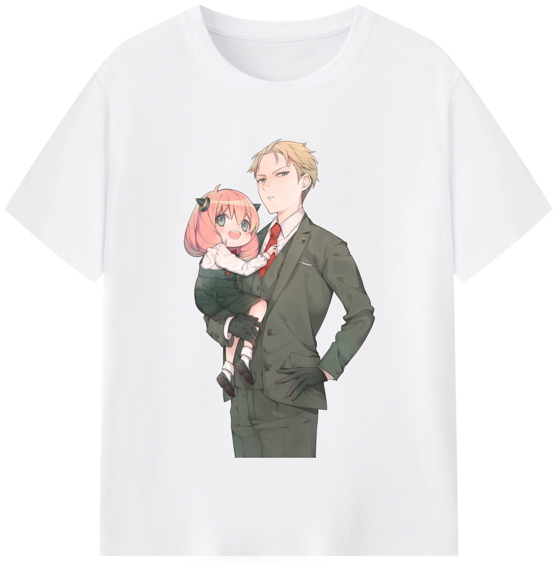 （画像用） SPY×FAMILY间谍家家酒 綿100％半袖Tシャツ（フロントプリント）