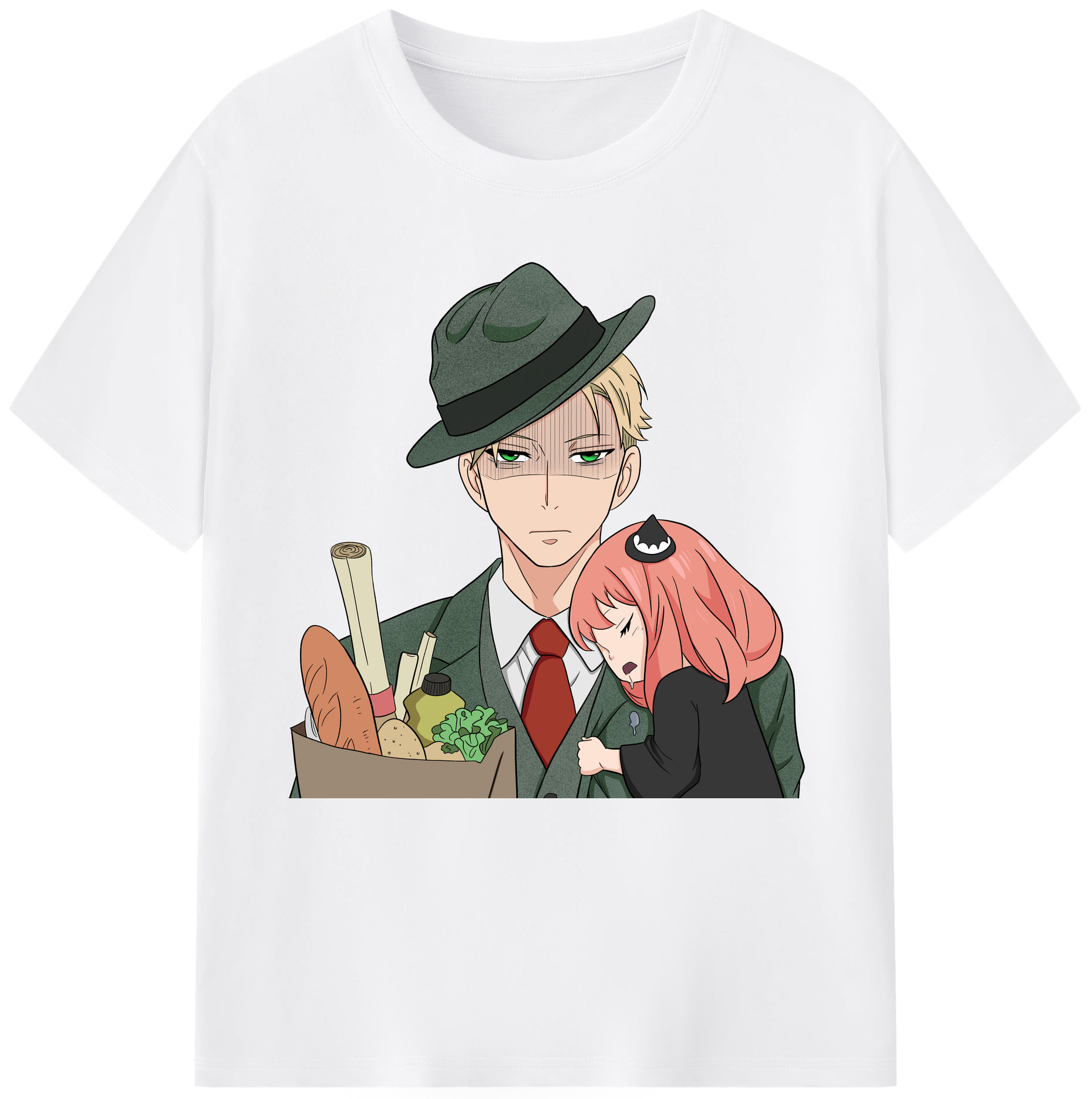 （画像用） SPY×FAMILY间谍家家酒 綿100％半袖Tシャツ（フロントプリント）