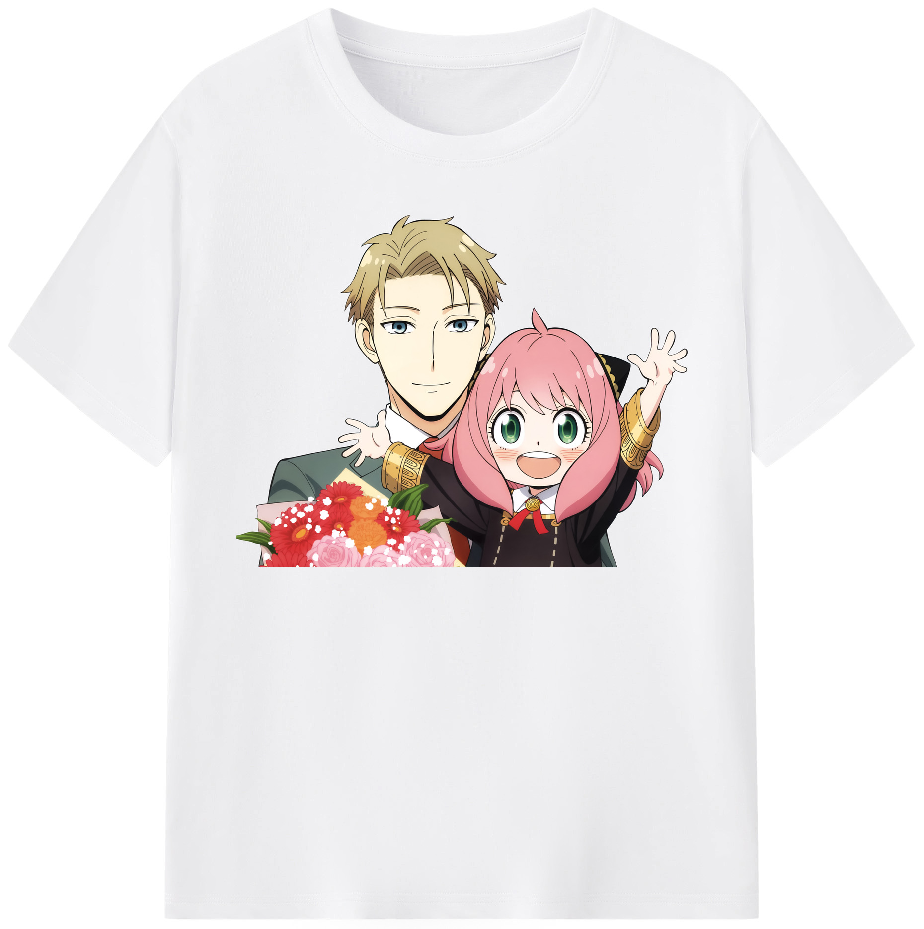 （画像用） SPY×FAMILY间谍家家酒 綿100％半袖Tシャツ（フロントプリント）
