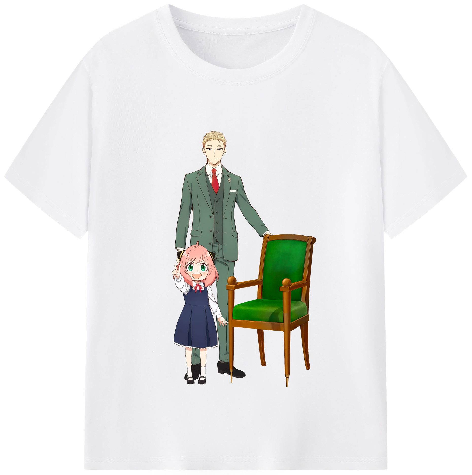 （画像用） SPY×FAMILY间谍家家酒 綿100％半袖Tシャツ（フロントプリント）