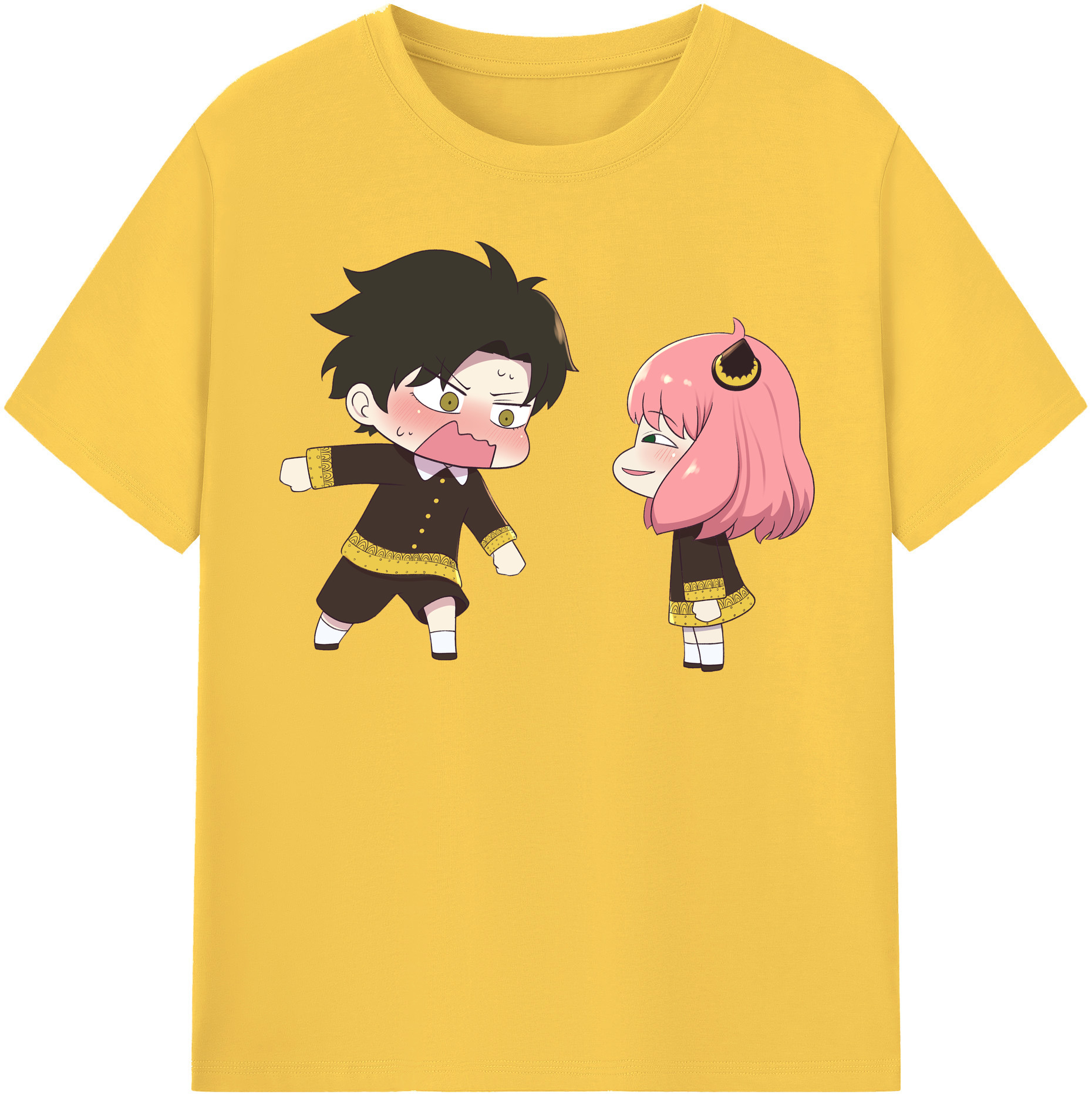 （画像用） SPY×FAMILY间谍家家酒 綿100％半袖Tシャツ（フロントプリント）