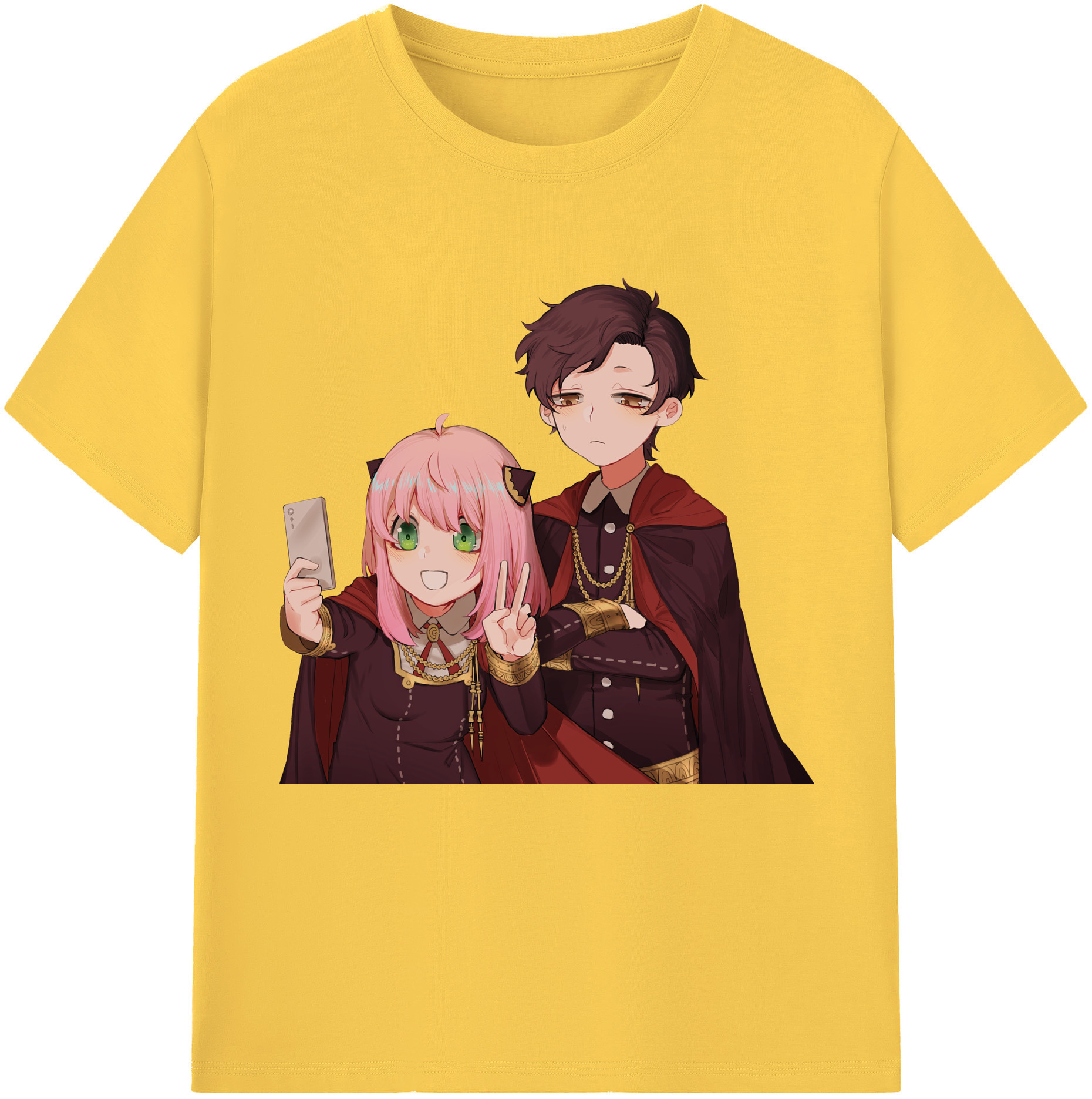 （画像用） SPY×FAMILY间谍家家酒 綿100％半袖Tシャツ（フロントプリント）