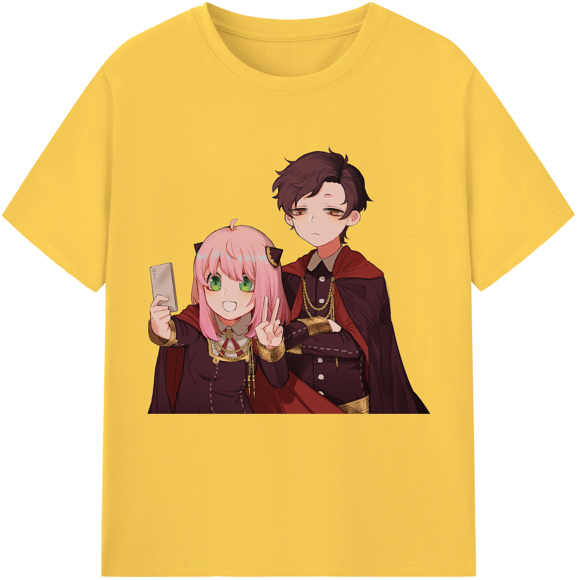 （画像用） SPY×FAMILY间谍家家酒 綿100％半袖Tシャツ（フロントプリント）