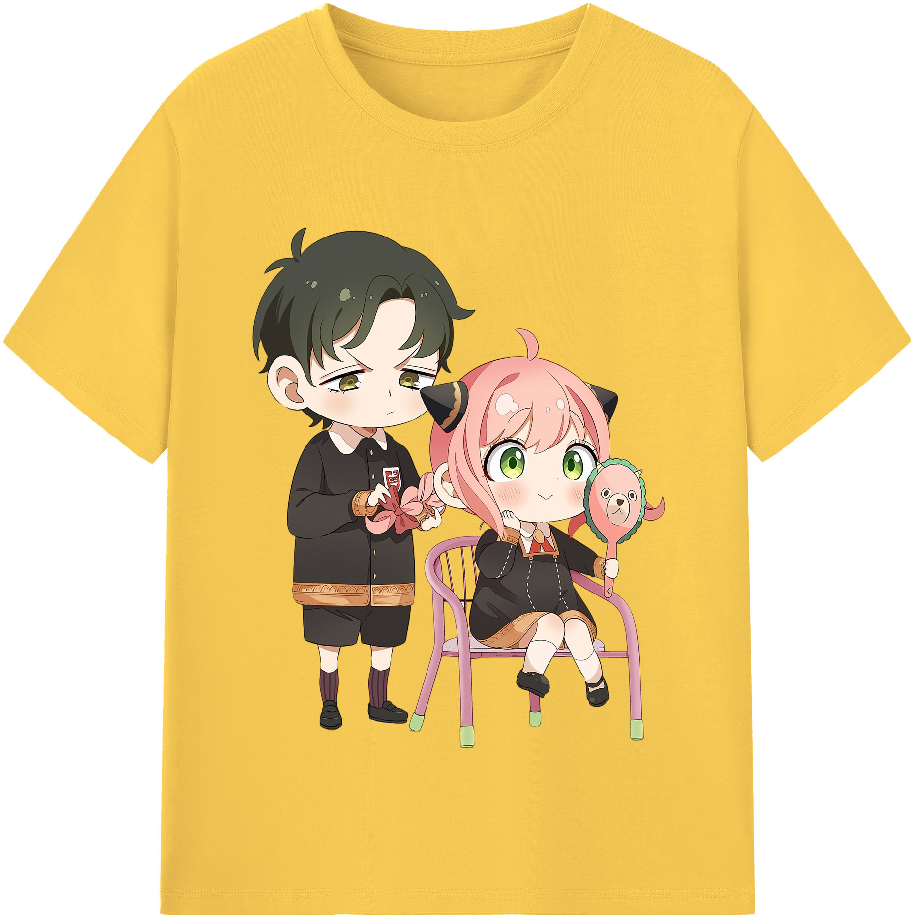 （画像用） SPY×FAMILY间谍家家酒 綿100％半袖Tシャツ（フロントプリント）