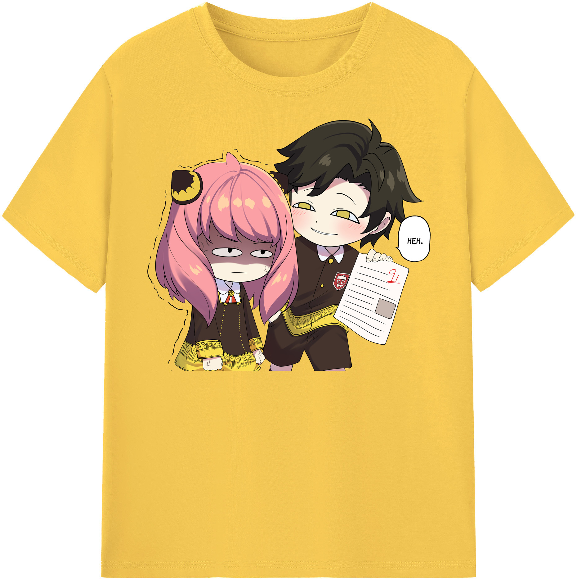（画像用） SPY×FAMILY间谍家家酒 綿100％半袖Tシャツ（フロントプリント）