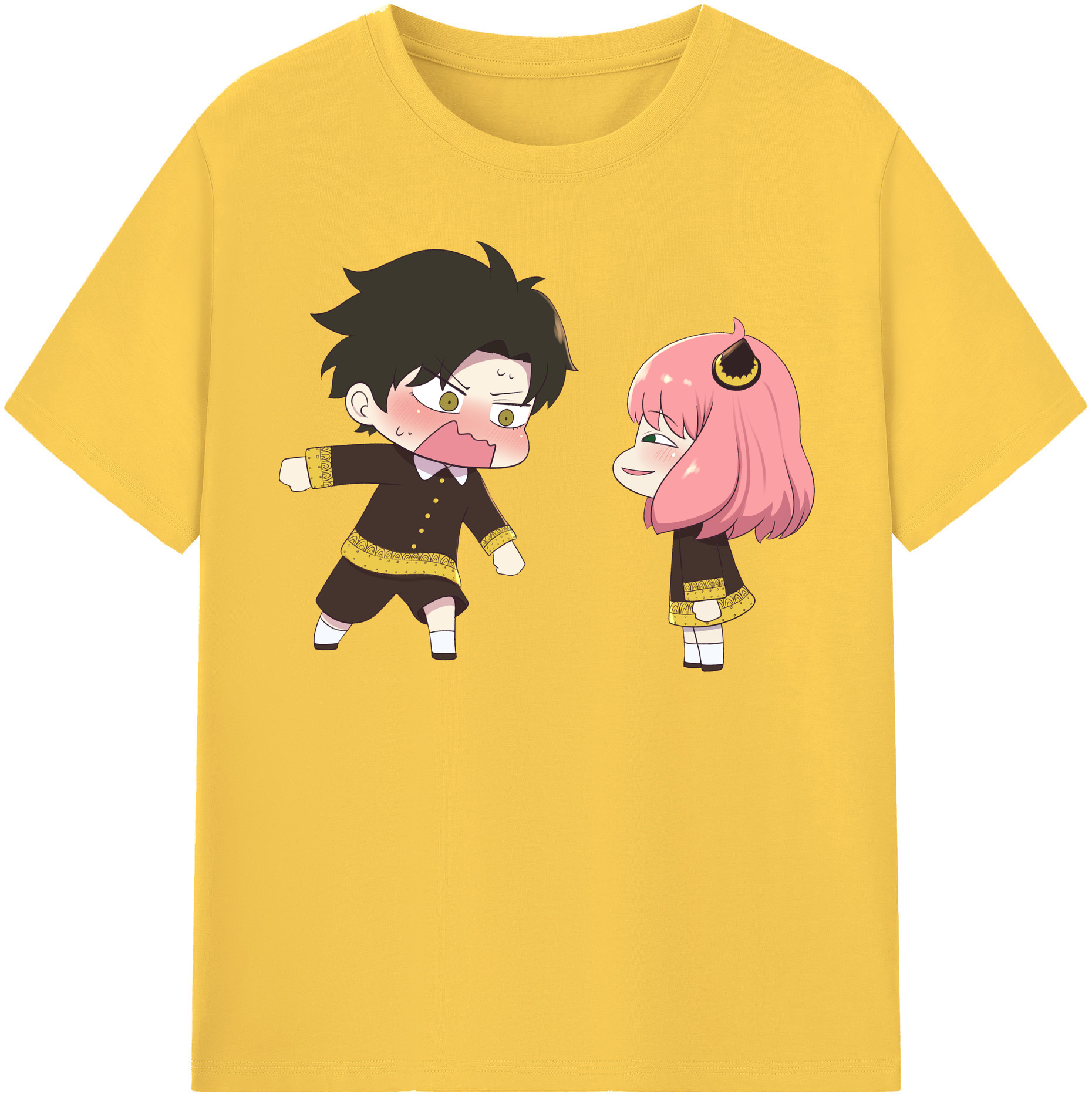 （画像用） SPY×FAMILY间谍家家酒 綿100％半袖Tシャツ（フロントプリント）