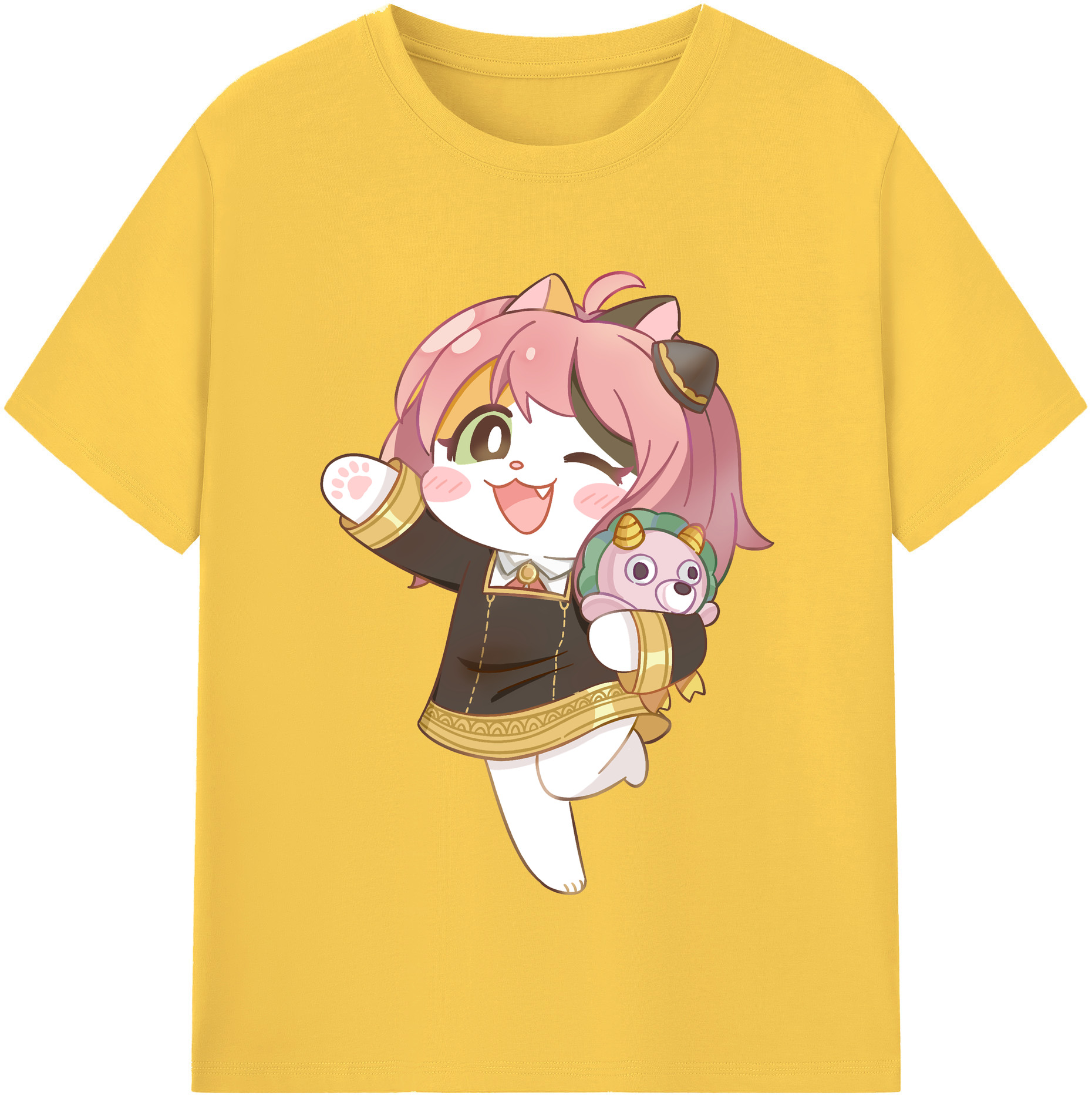 （画像用） SPY×FAMILY间谍家家酒 綿100％半袖Tシャツ（フロントプリント）