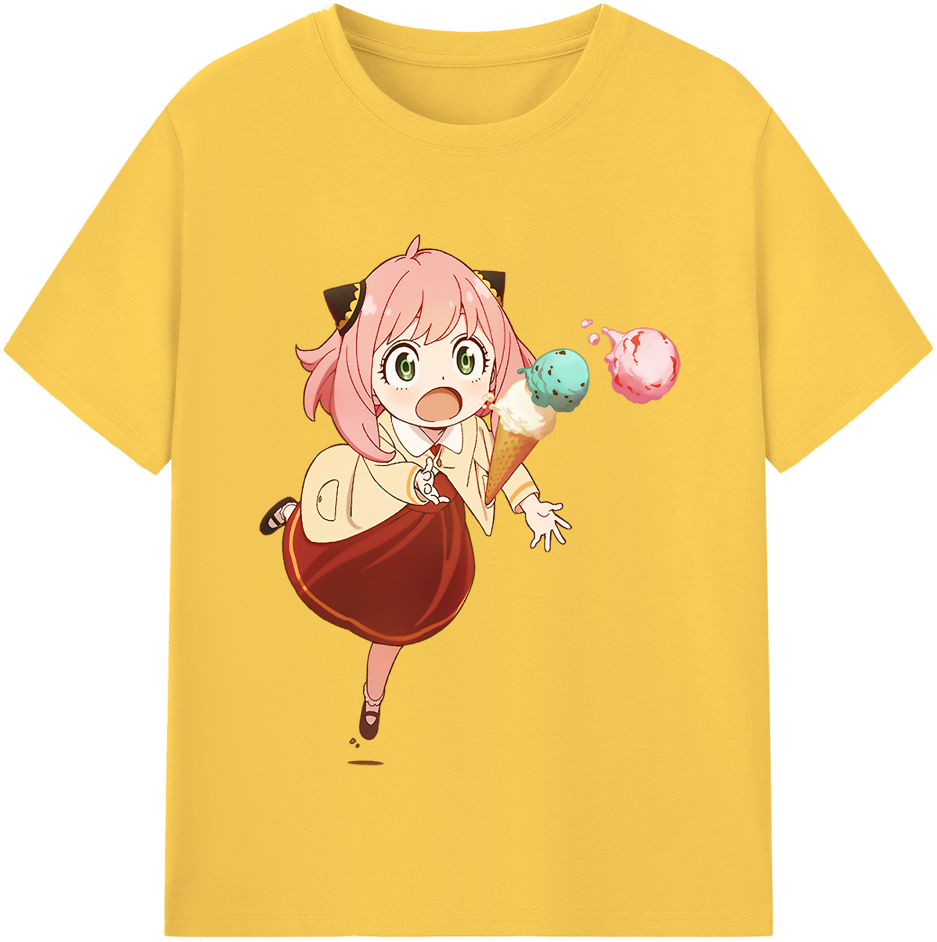 （画像用） SPY×FAMILY间谍家家酒 綿100％半袖Tシャツ（フロントプリント）